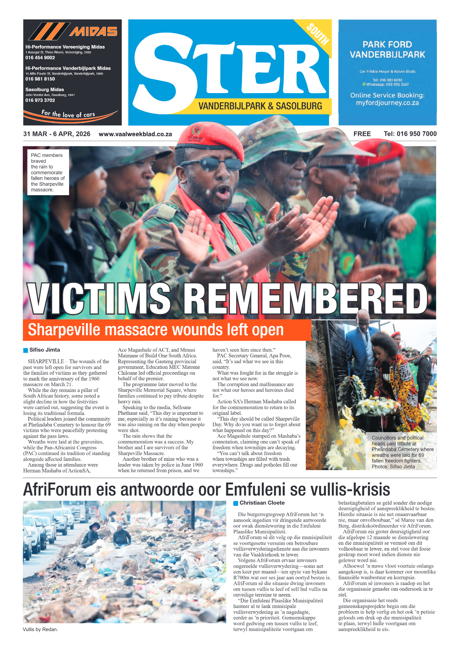 Ster South – 31 March 2026 page 1