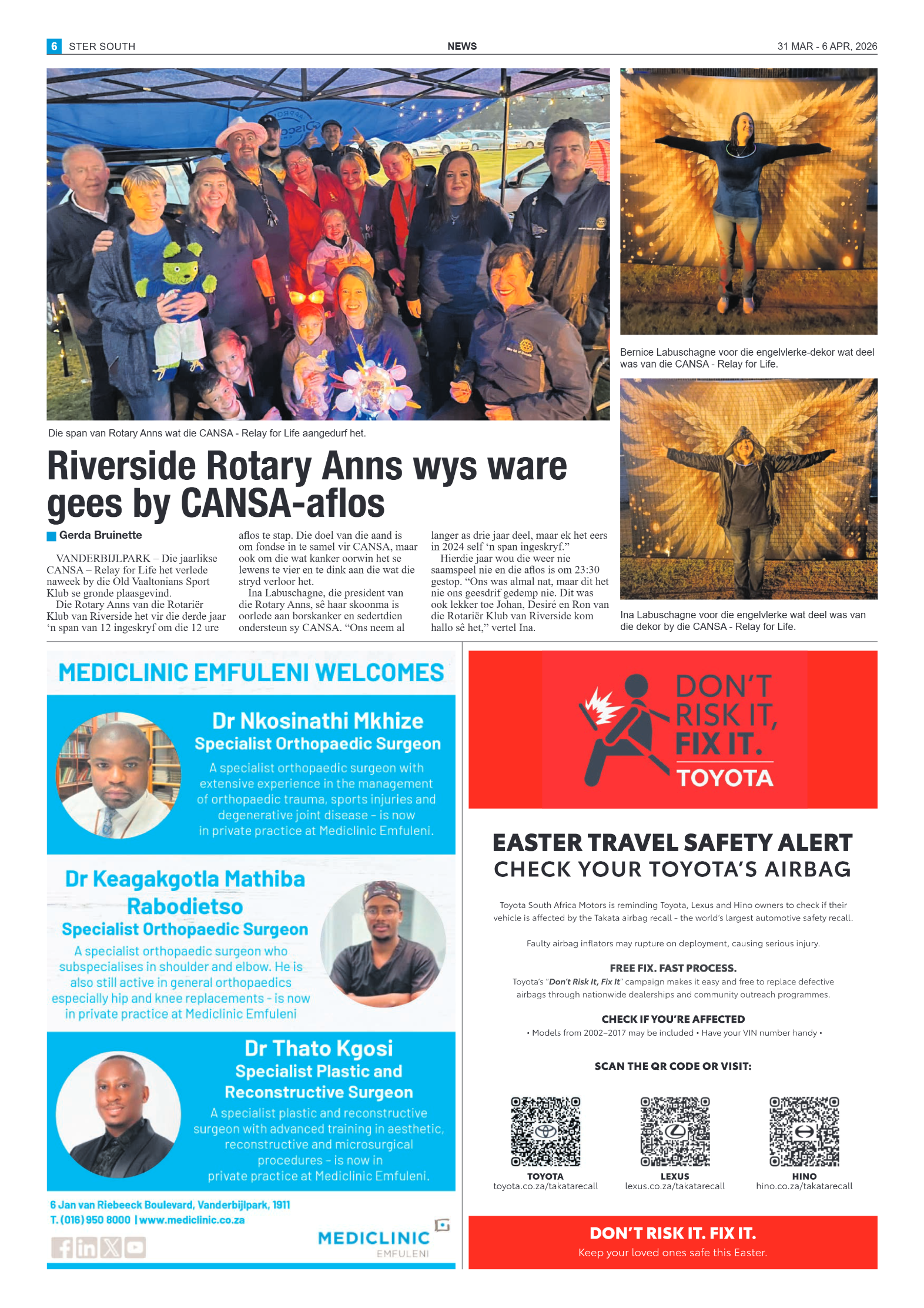 Ster South – 31 March 2026 page 6