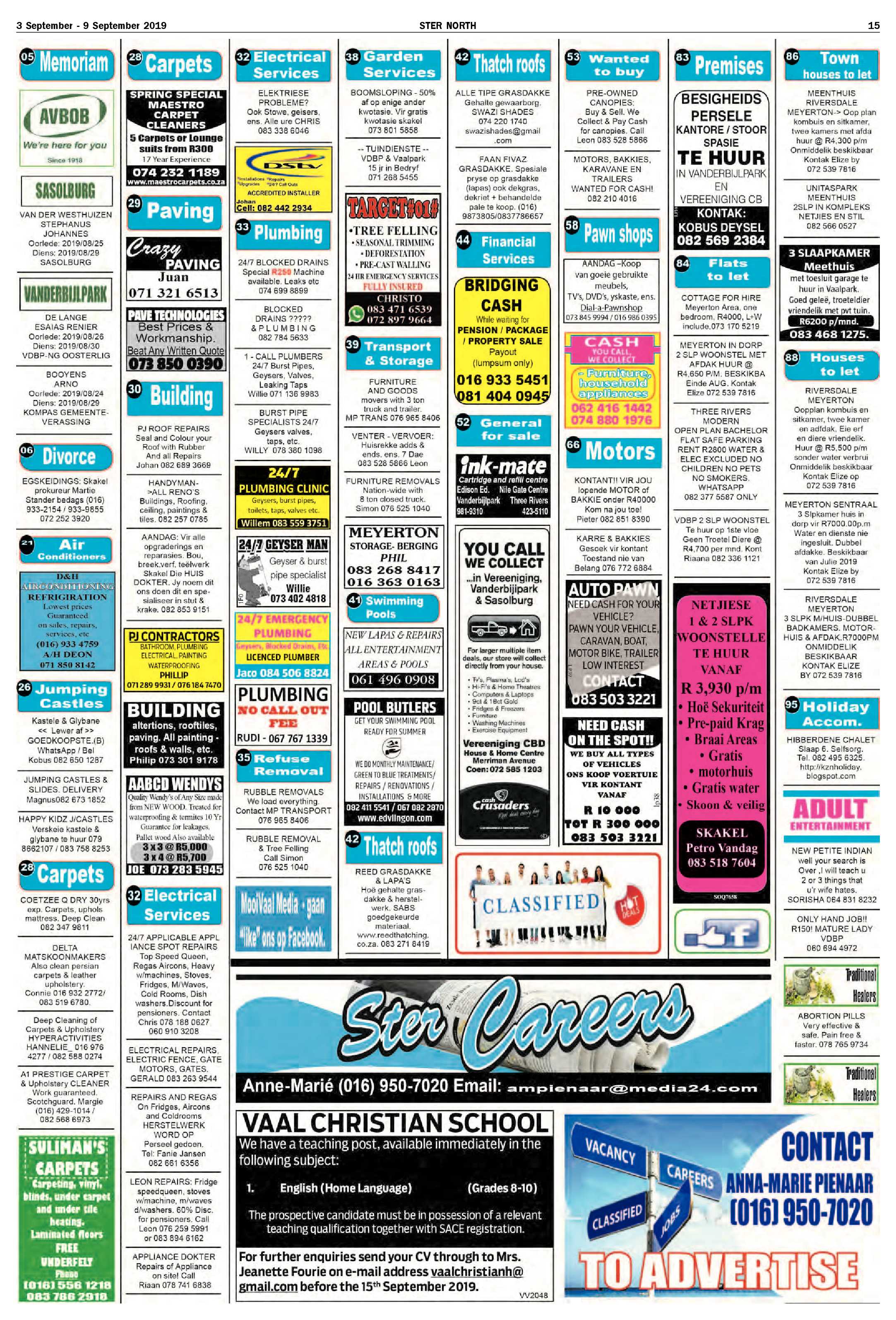 Ster South 3 – 9 September 2019 page 15