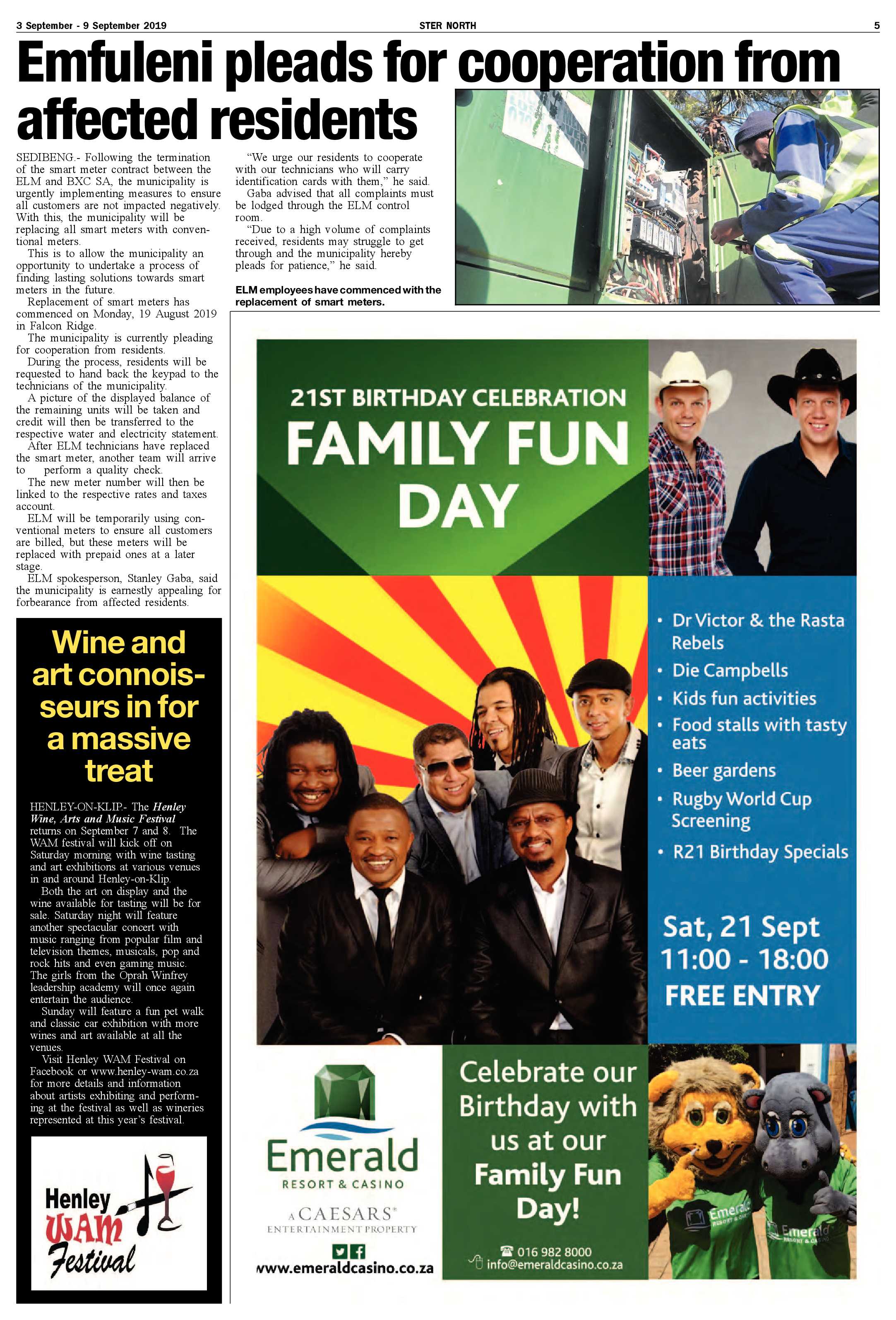 Ster South 3 – 9 September 2019 page 5