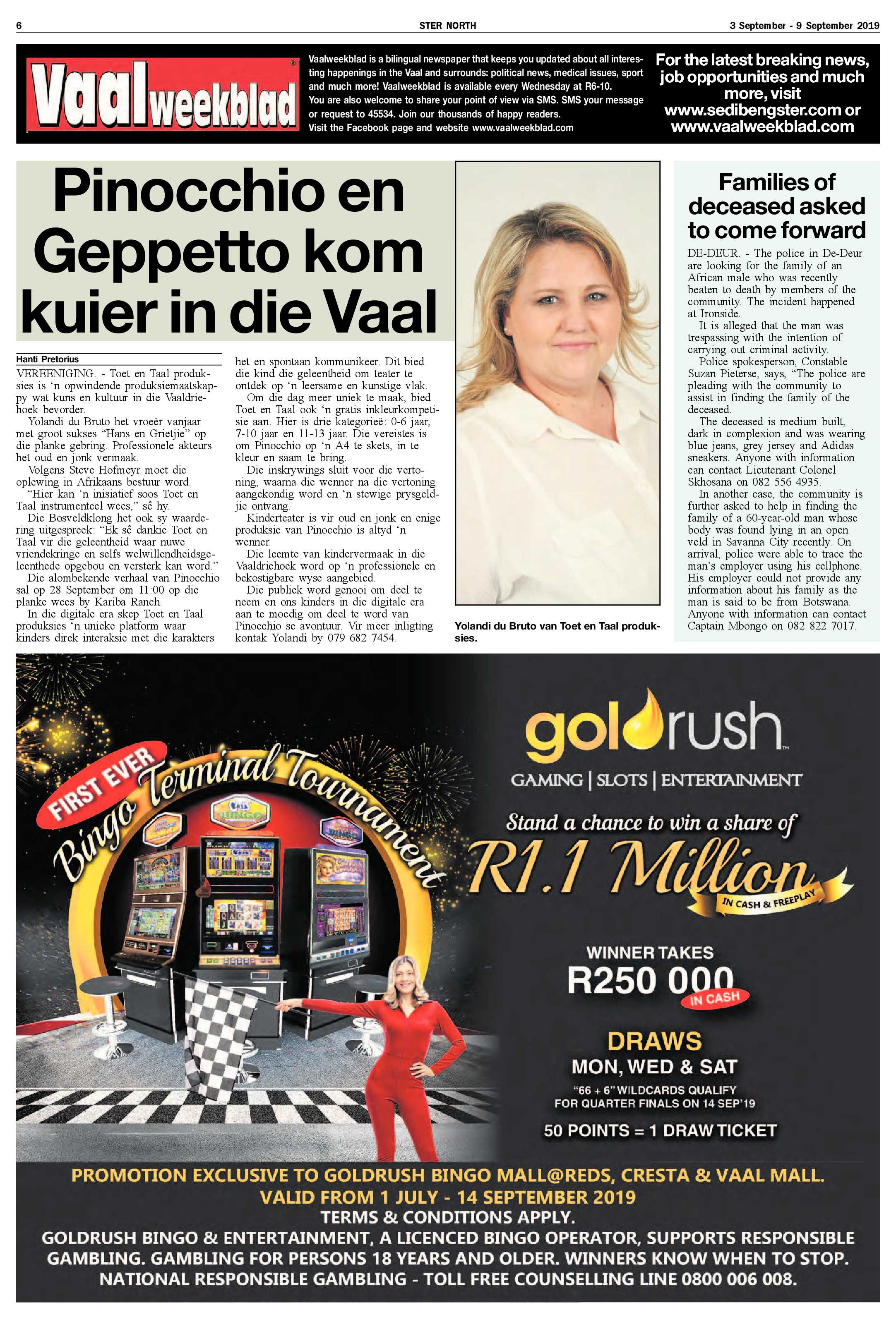 Ster South 3 – 9 September 2019 page 6