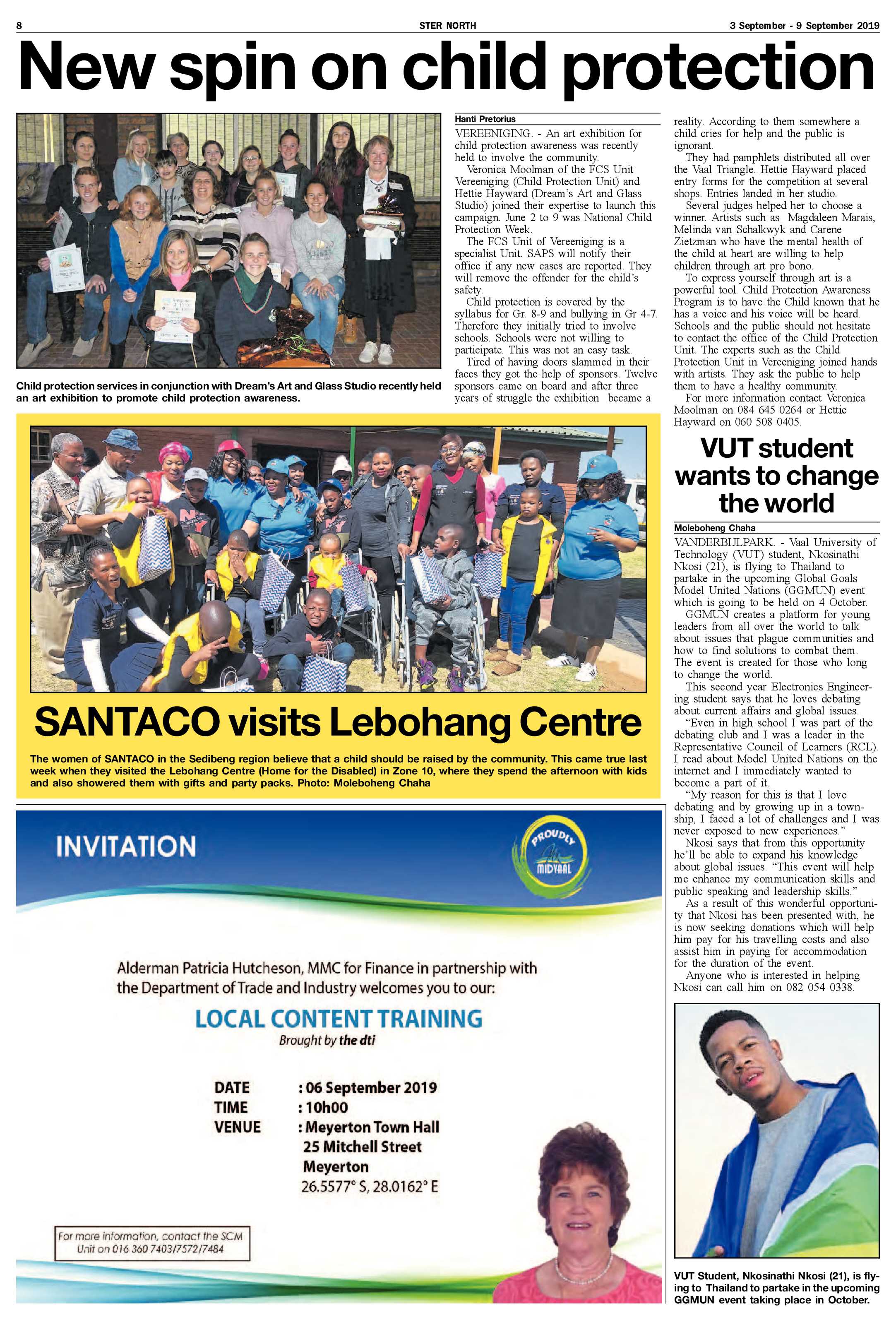 Ster South 3 – 9 September 2019 page 8