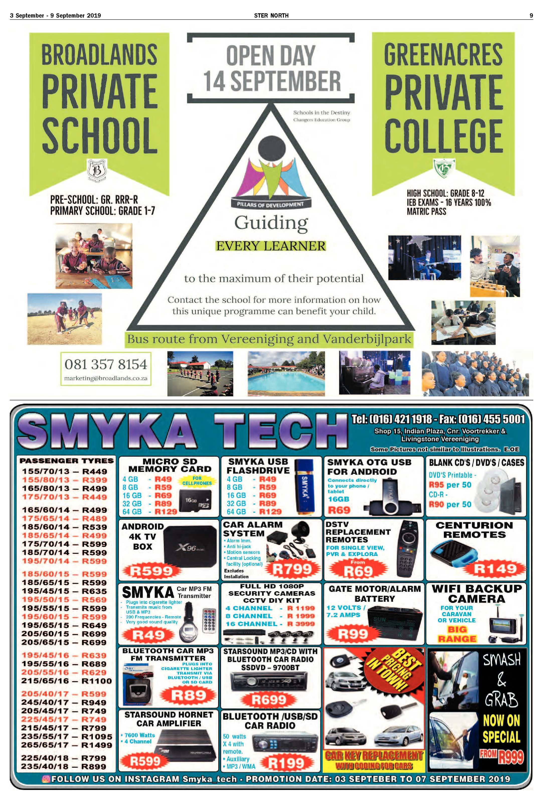 Ster South 3 – 9 September 2019 page 9