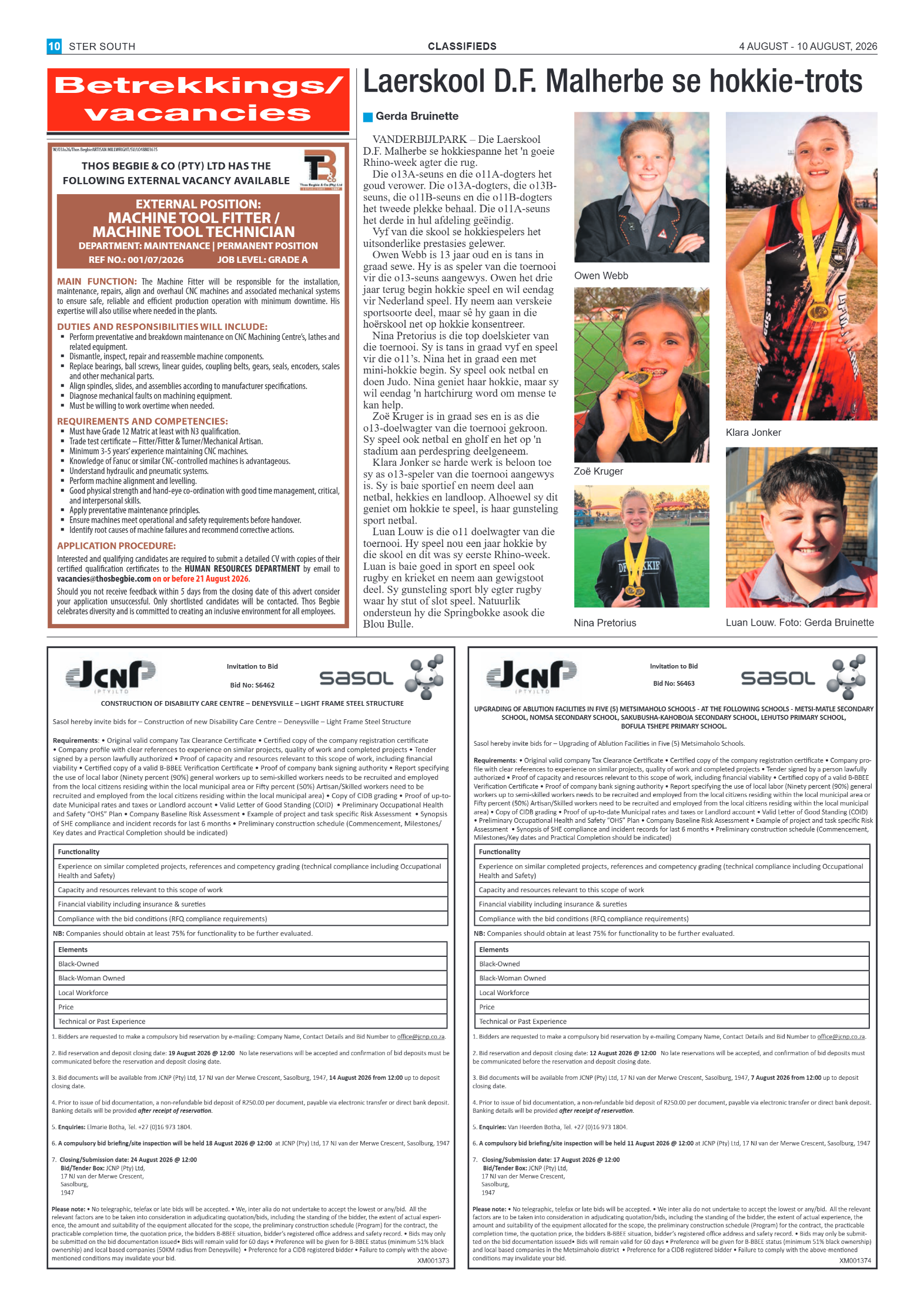 Ster South – 4 August 2026 page 10