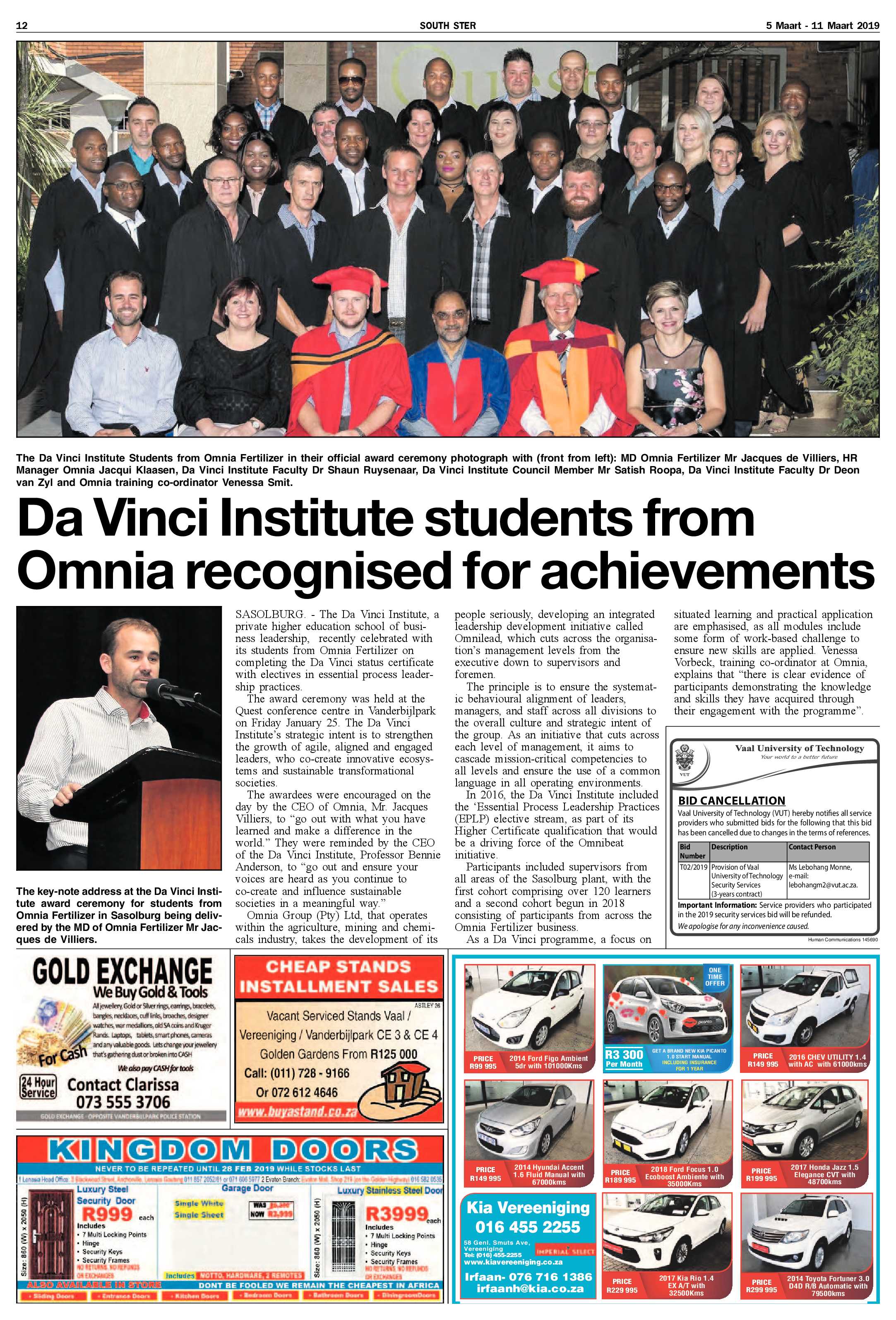 Ster South 5 – 11 Maart 2019 page 12
