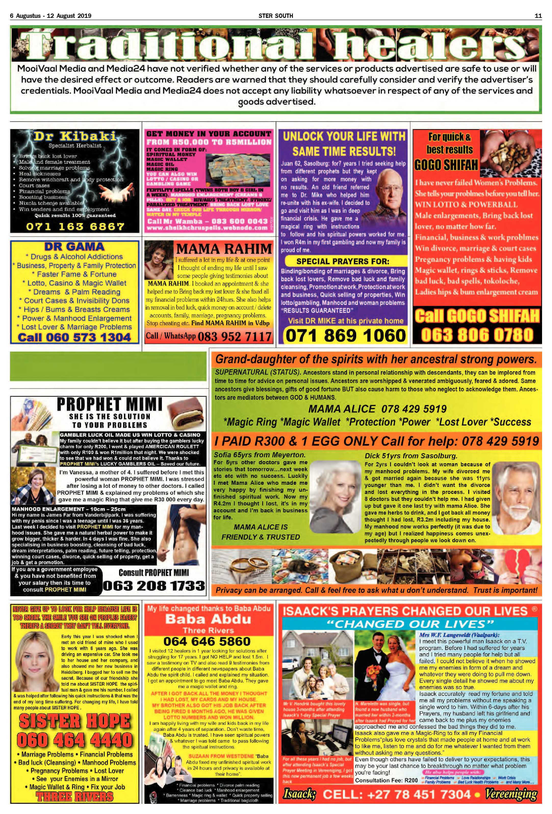 Ster South 6 – 12 Augustus 2019 page 11