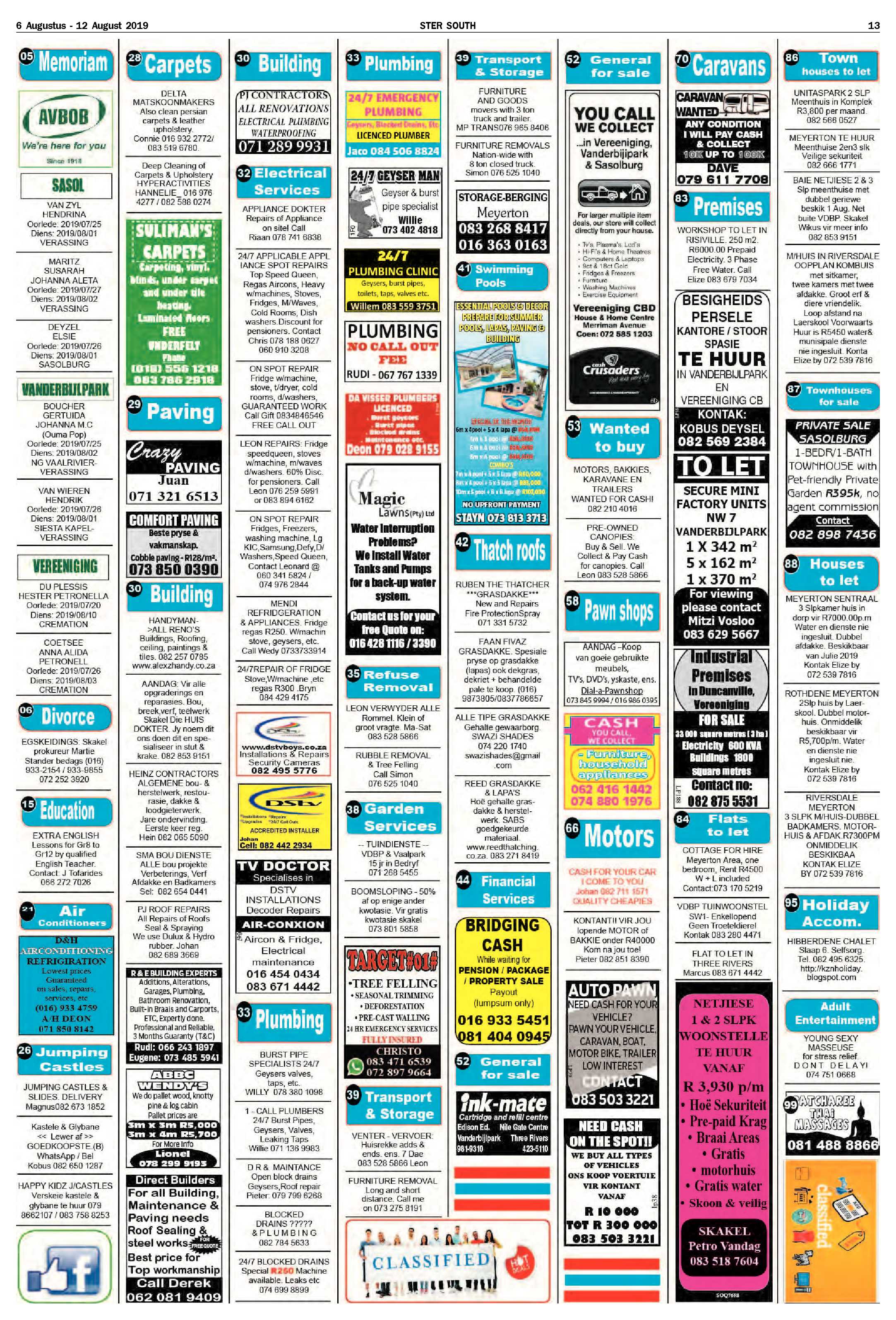 Ster South 6 – 12 Augustus 2019 page 13