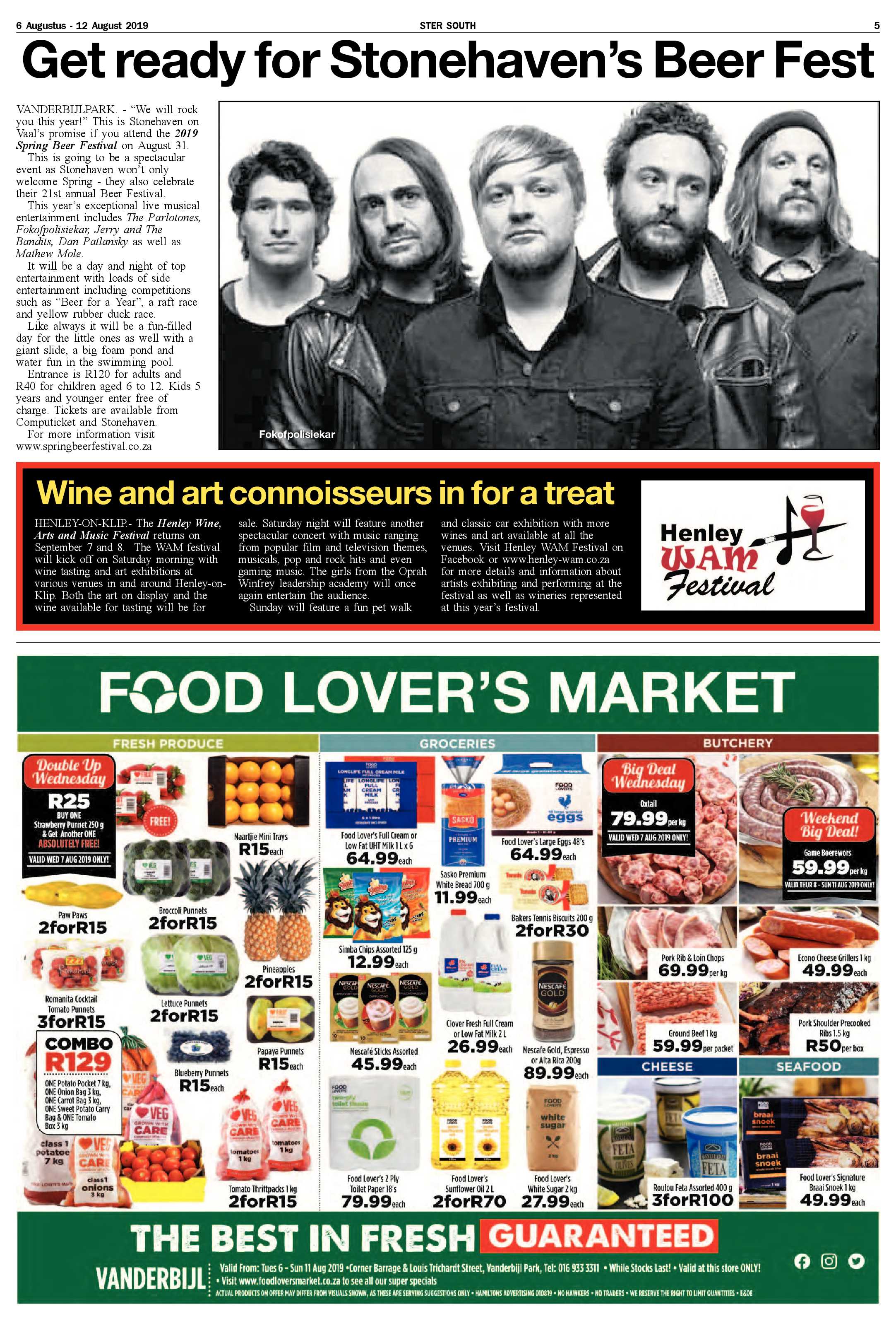 Ster South 6 – 12 Augustus 2019 page 5