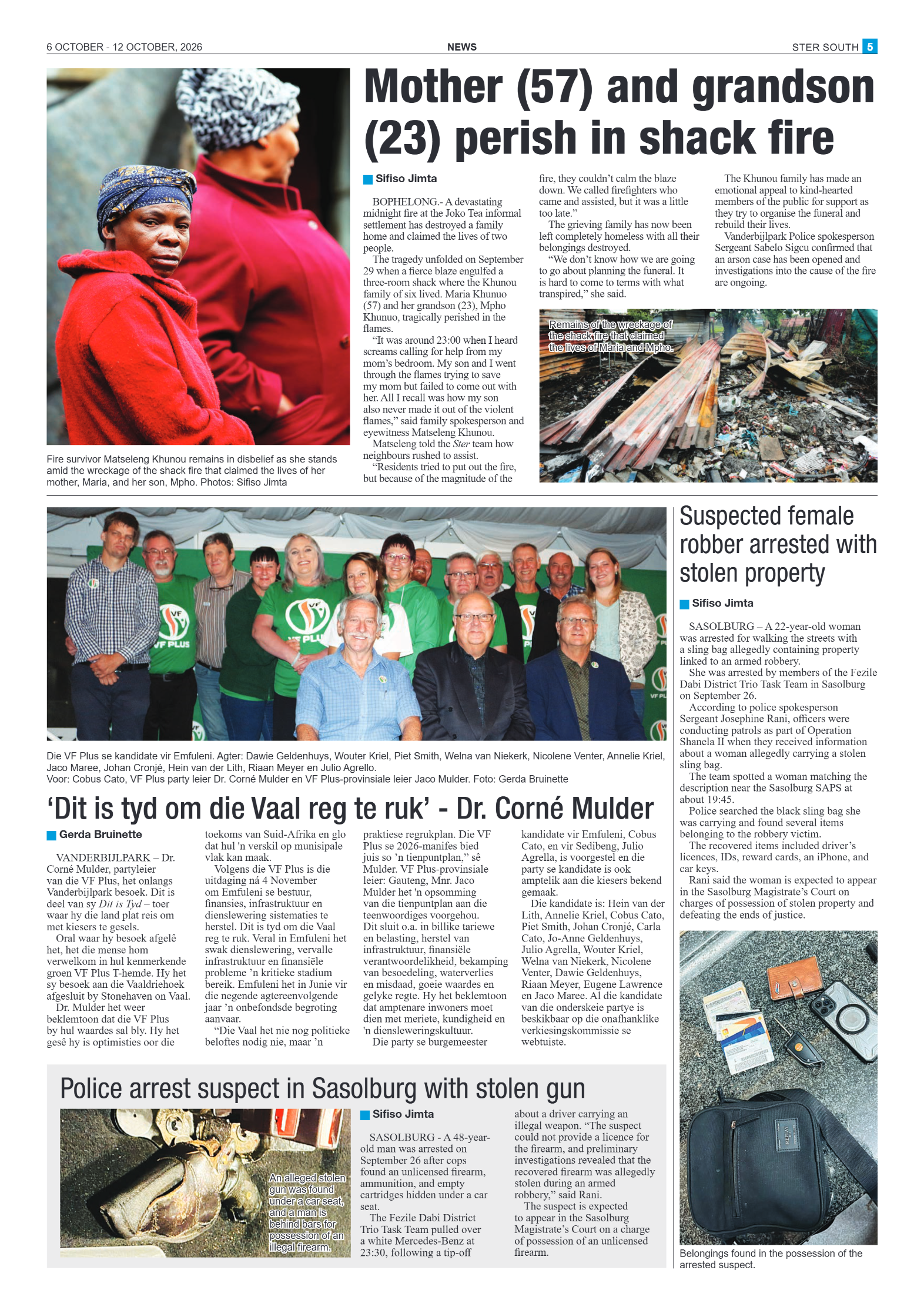 Ster South – 6 October 2026 page 5