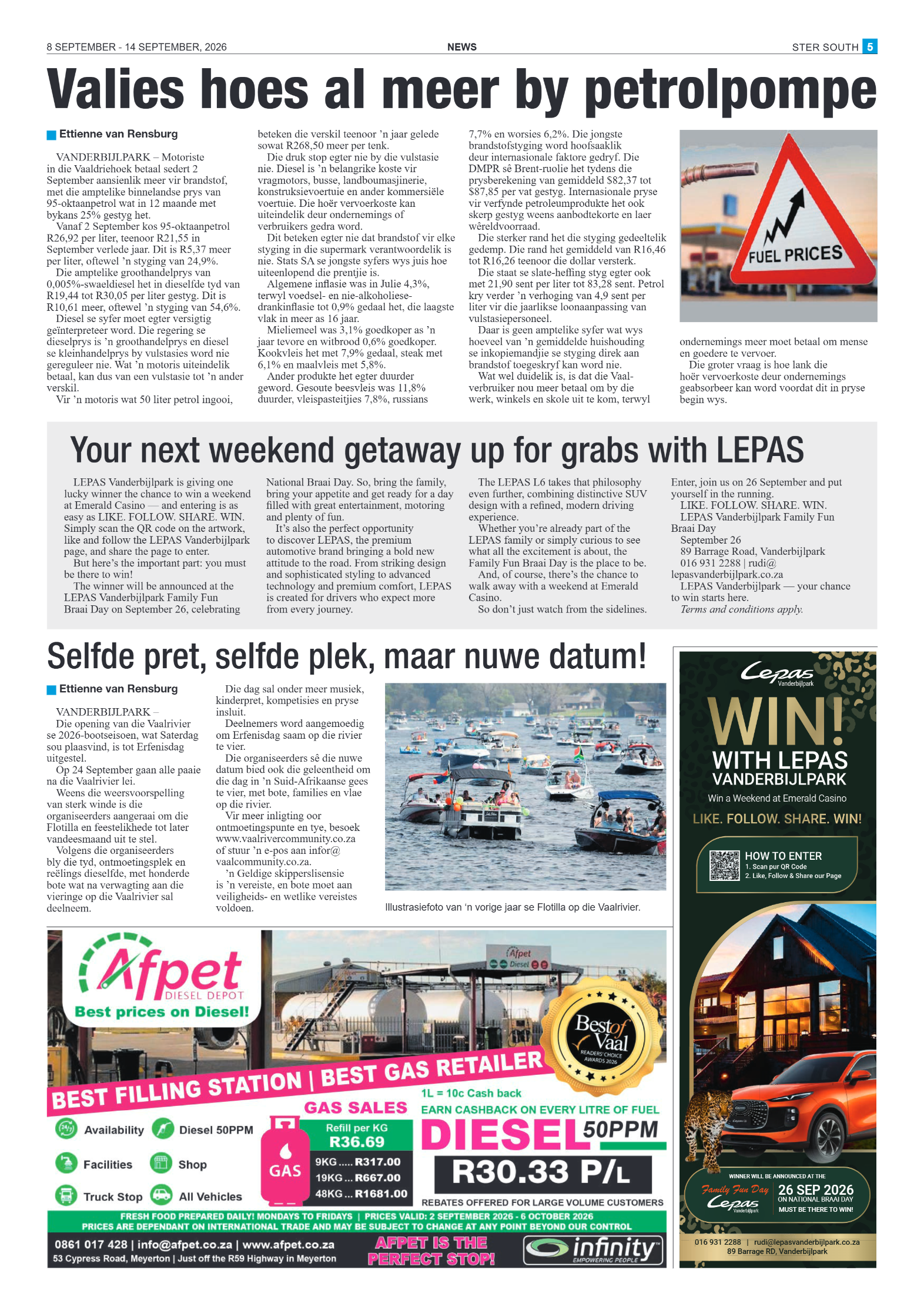 Ster South – 8 September 2026 page 5