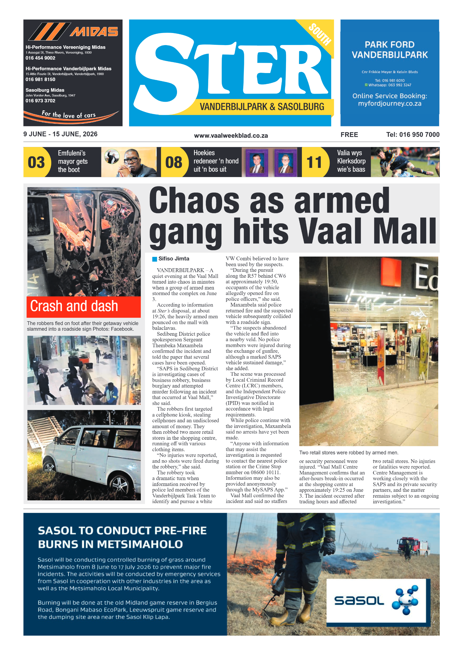 Ster South – 9 June 2026 page 1