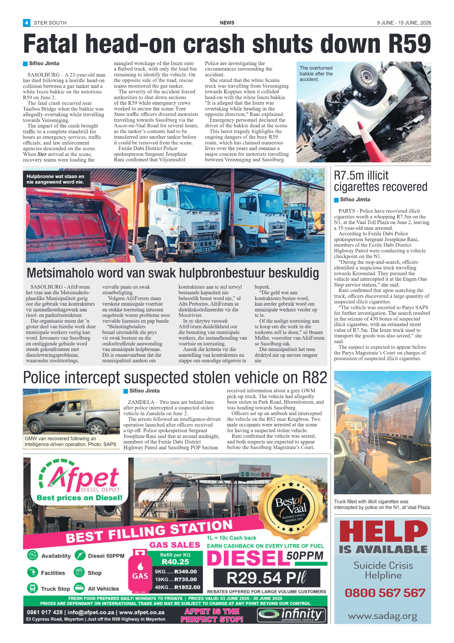 Ster South – 9 June 2026 page 4