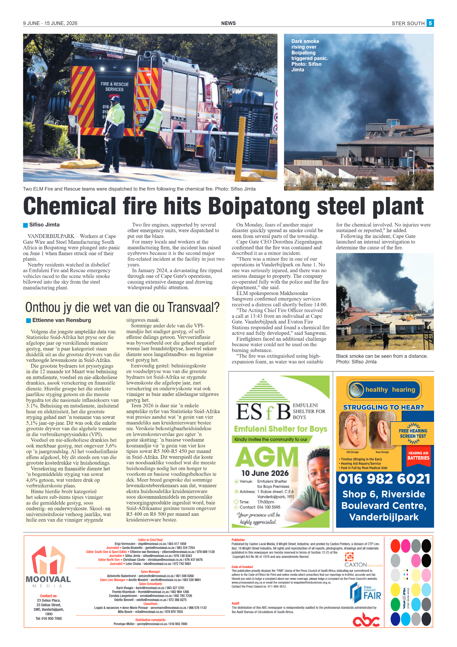 Ster South – 9 June 2026 page 5