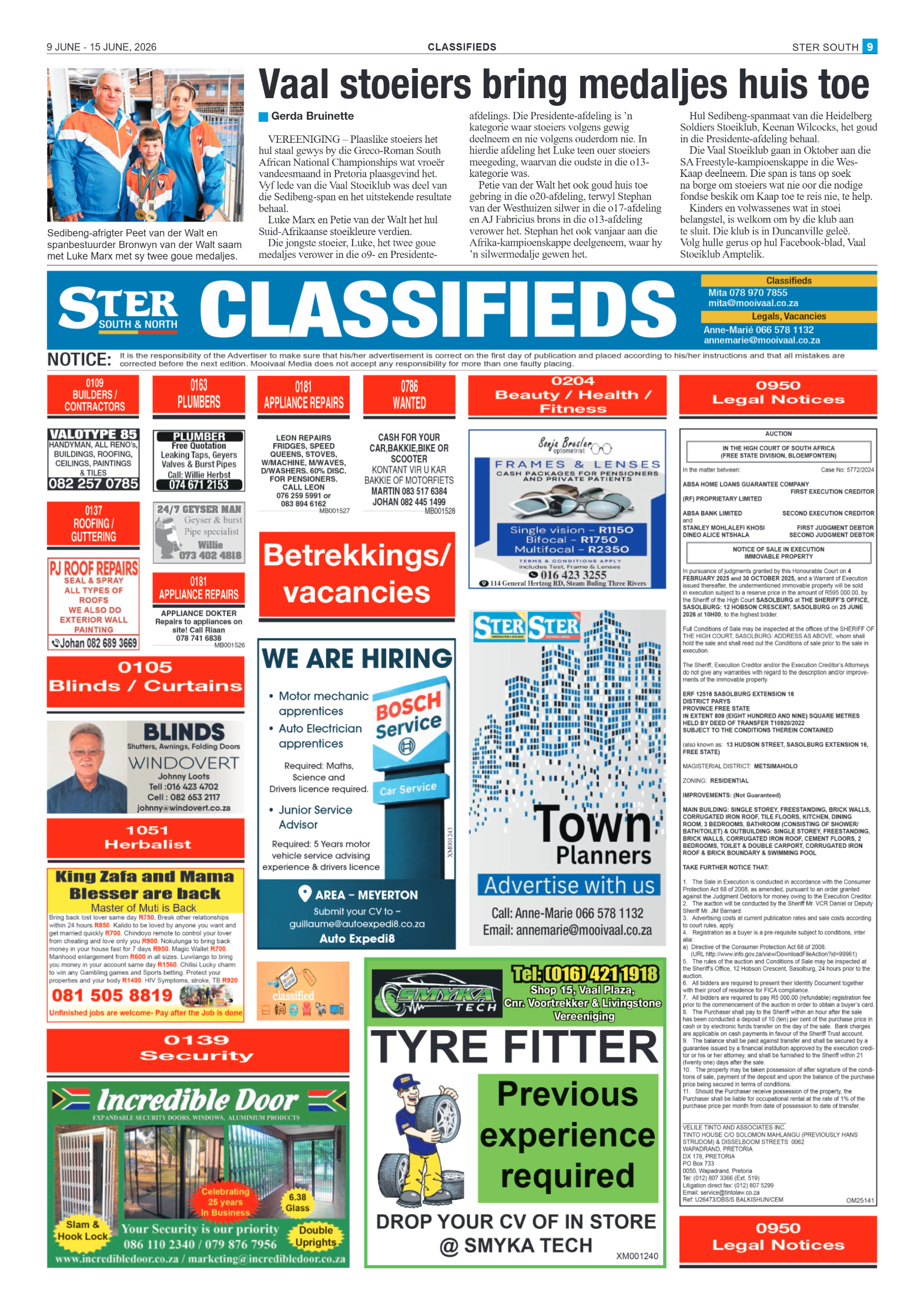 Ster South – 9 June 2026 page 9