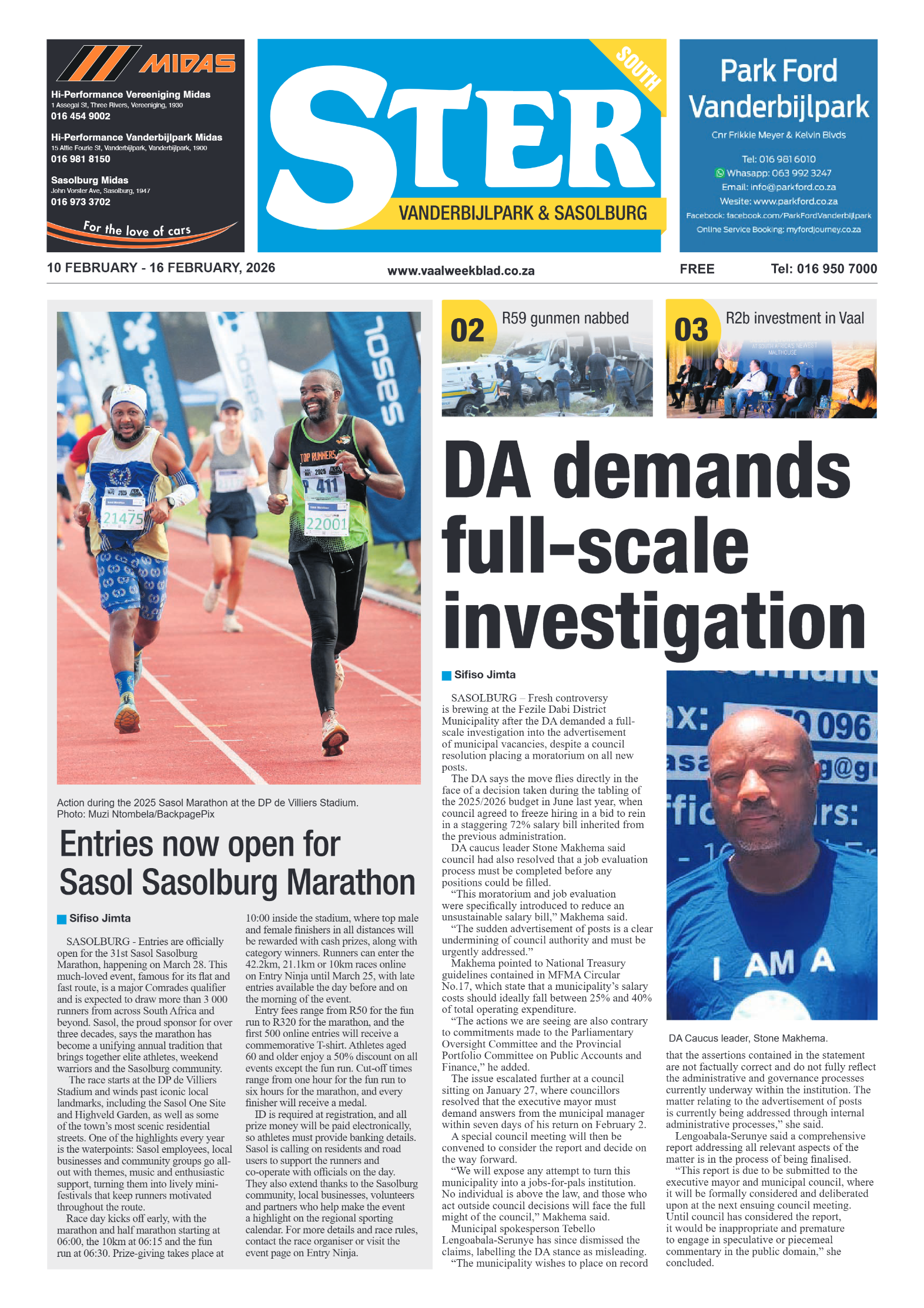 Ster Suid – 10 Februarie 2026 page 1