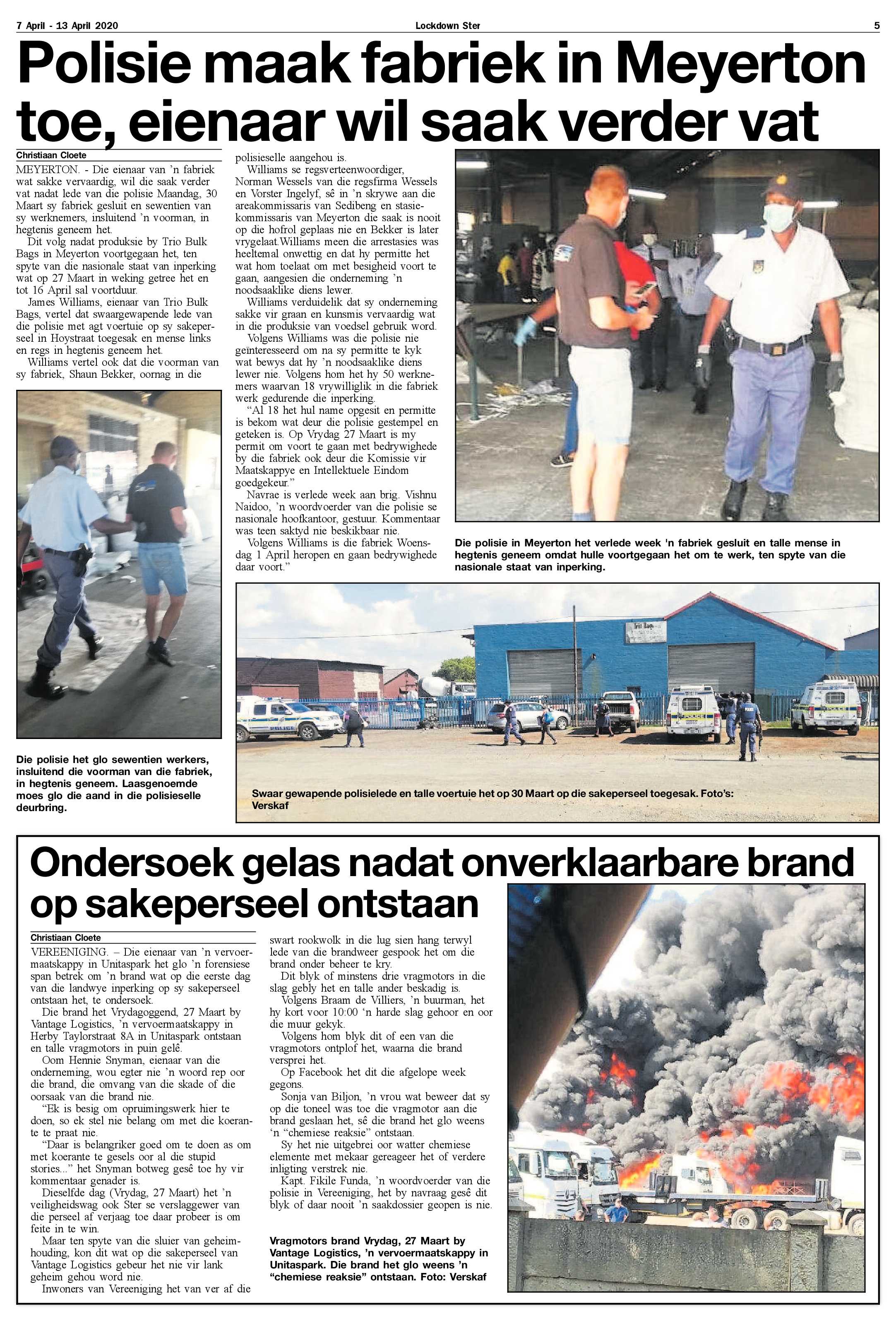 Ster: Lockdown edition 7 April page 5