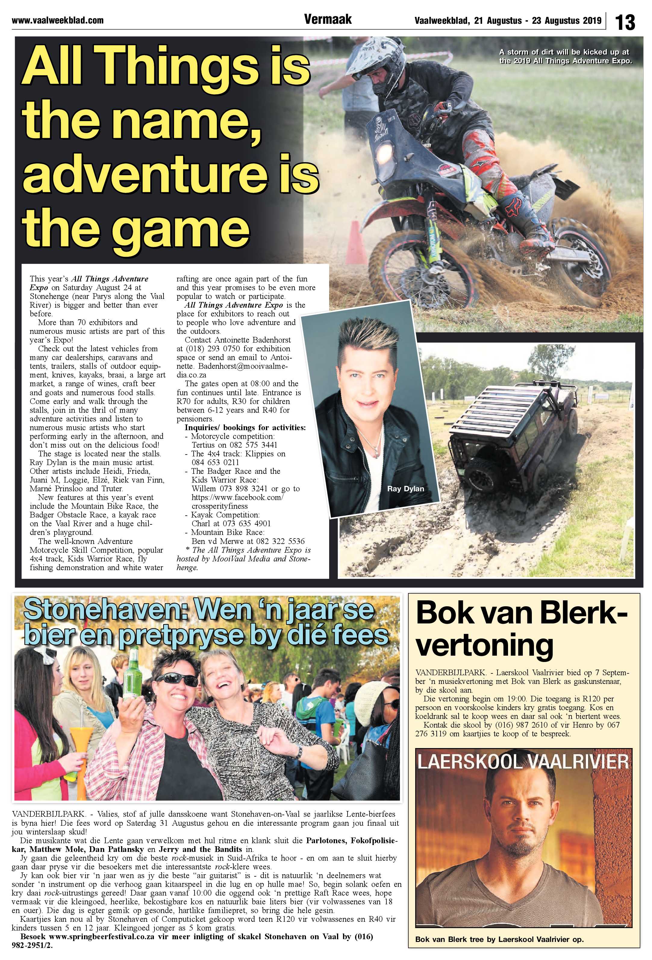 Vaalweekblad 21 – 23 Augustus 2019 page 13