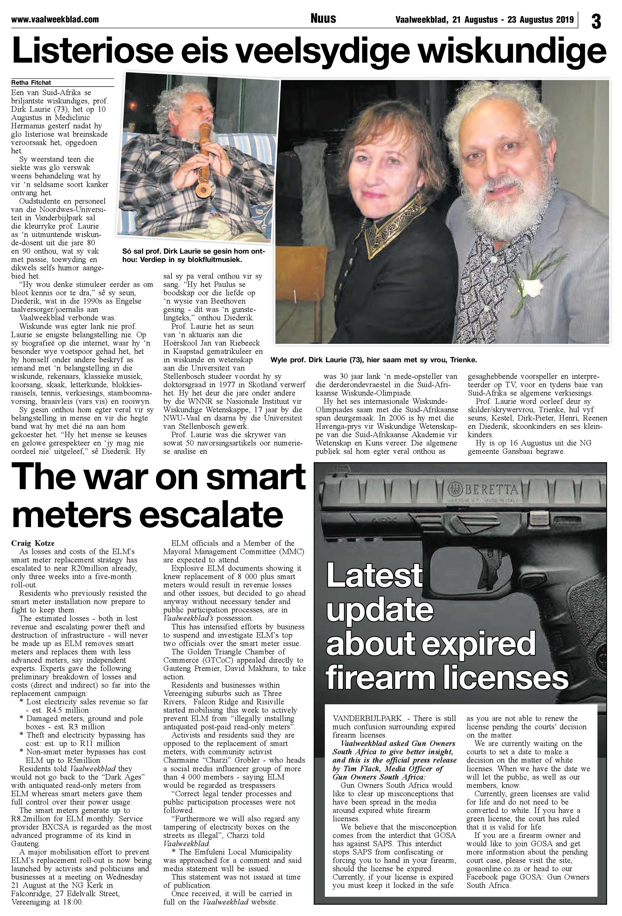 Vaalweekblad 21 – 23 Augustus 2019 page 3