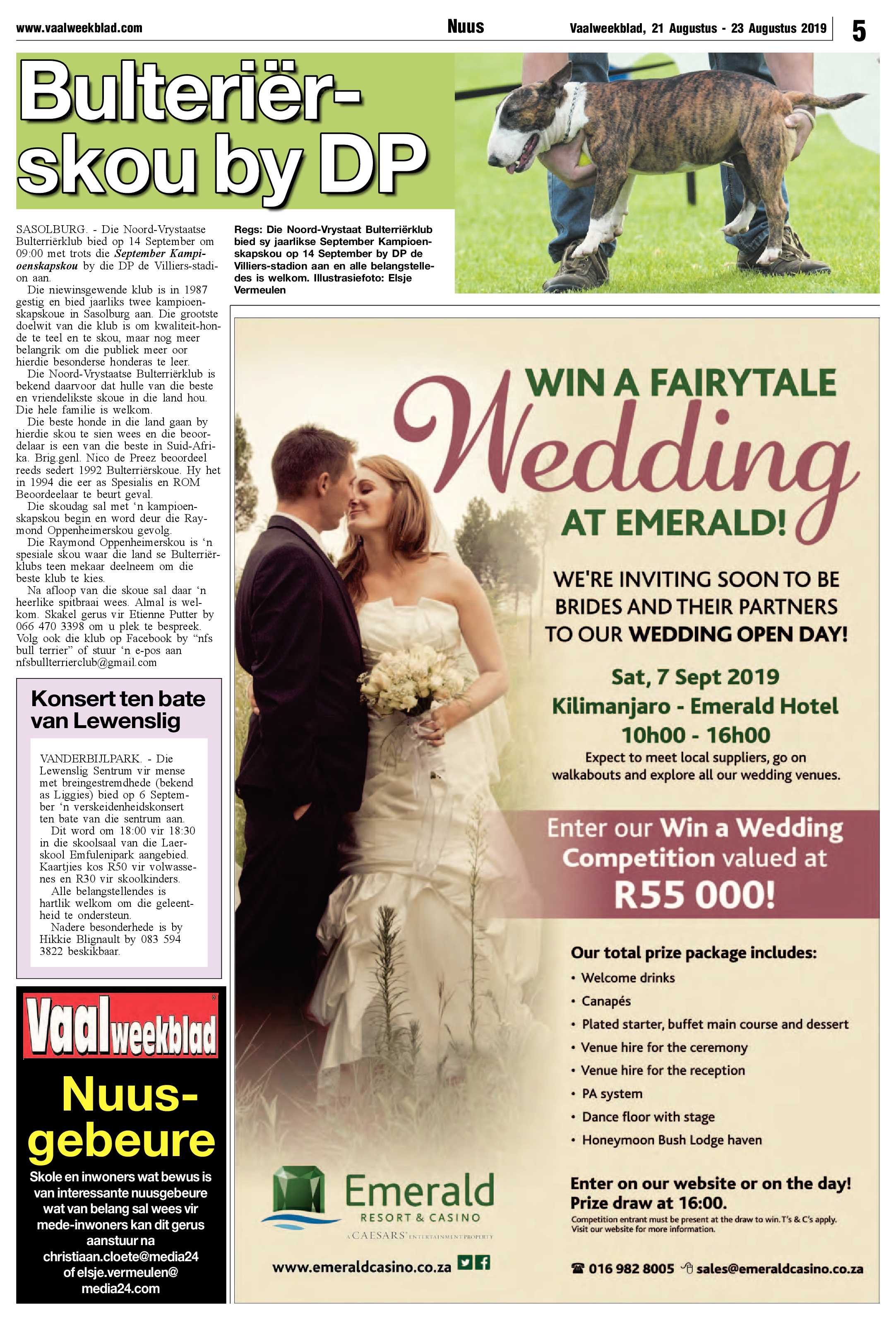 Vaalweekblad 21 – 23 Augustus 2019 page 5