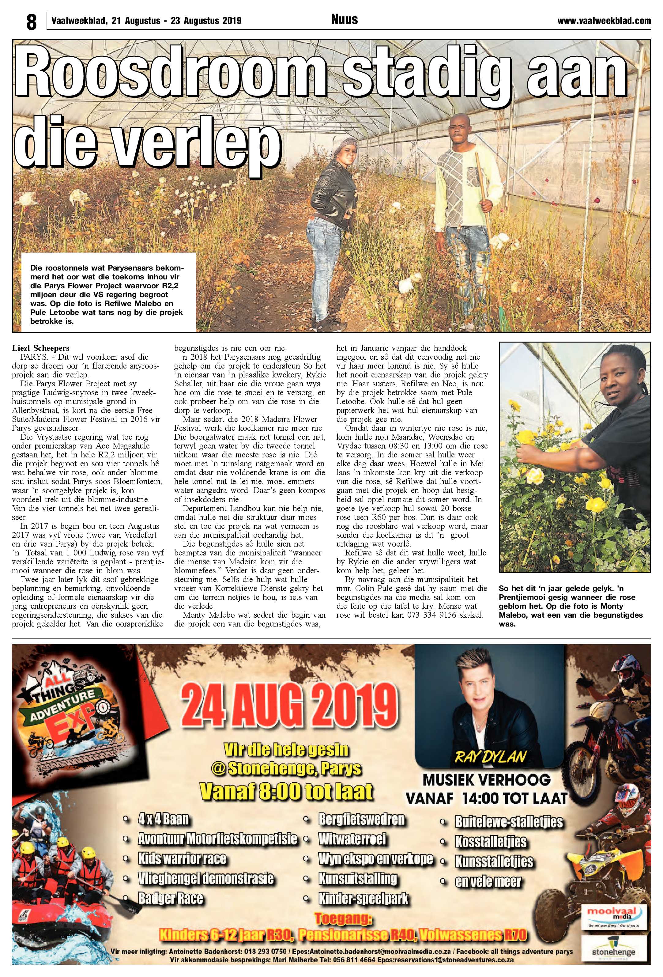 Vaalweekblad 21 – 23 Augustus 2019 page 8