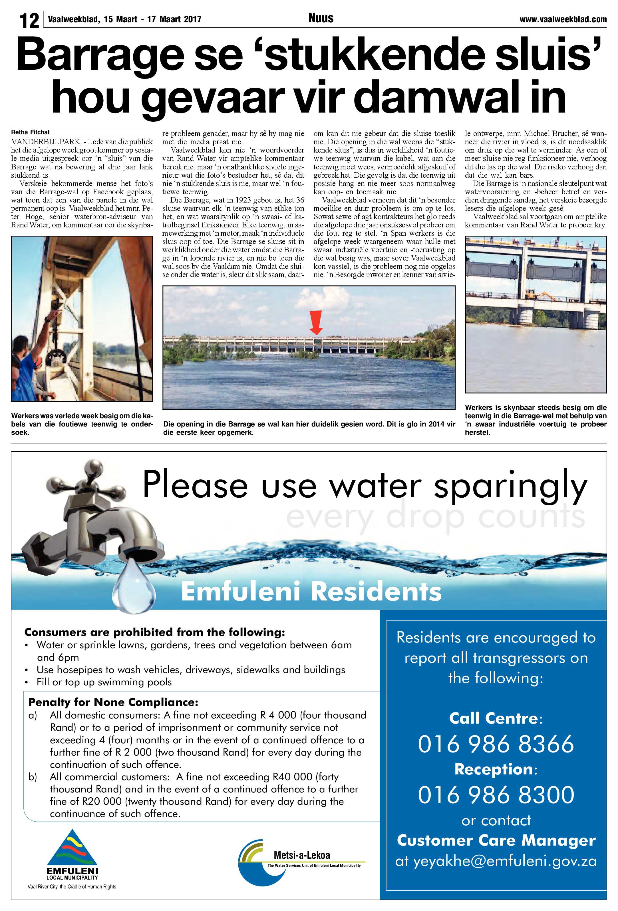 Vaalweekblad 15 – 17 Maart 2017 page 12