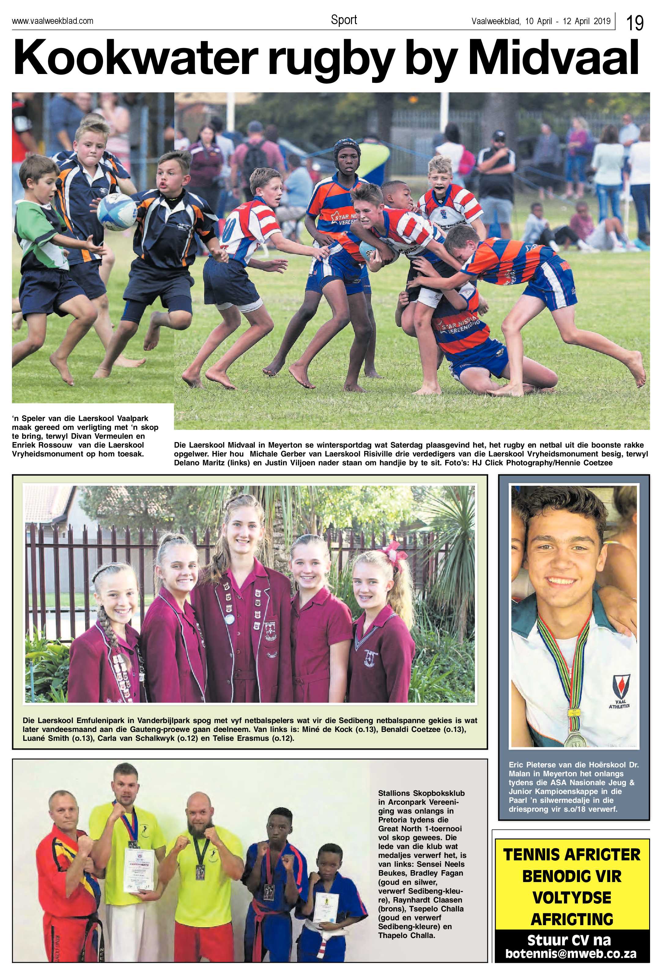 Vaalweekblad 10 – 12 April 2019 page 19