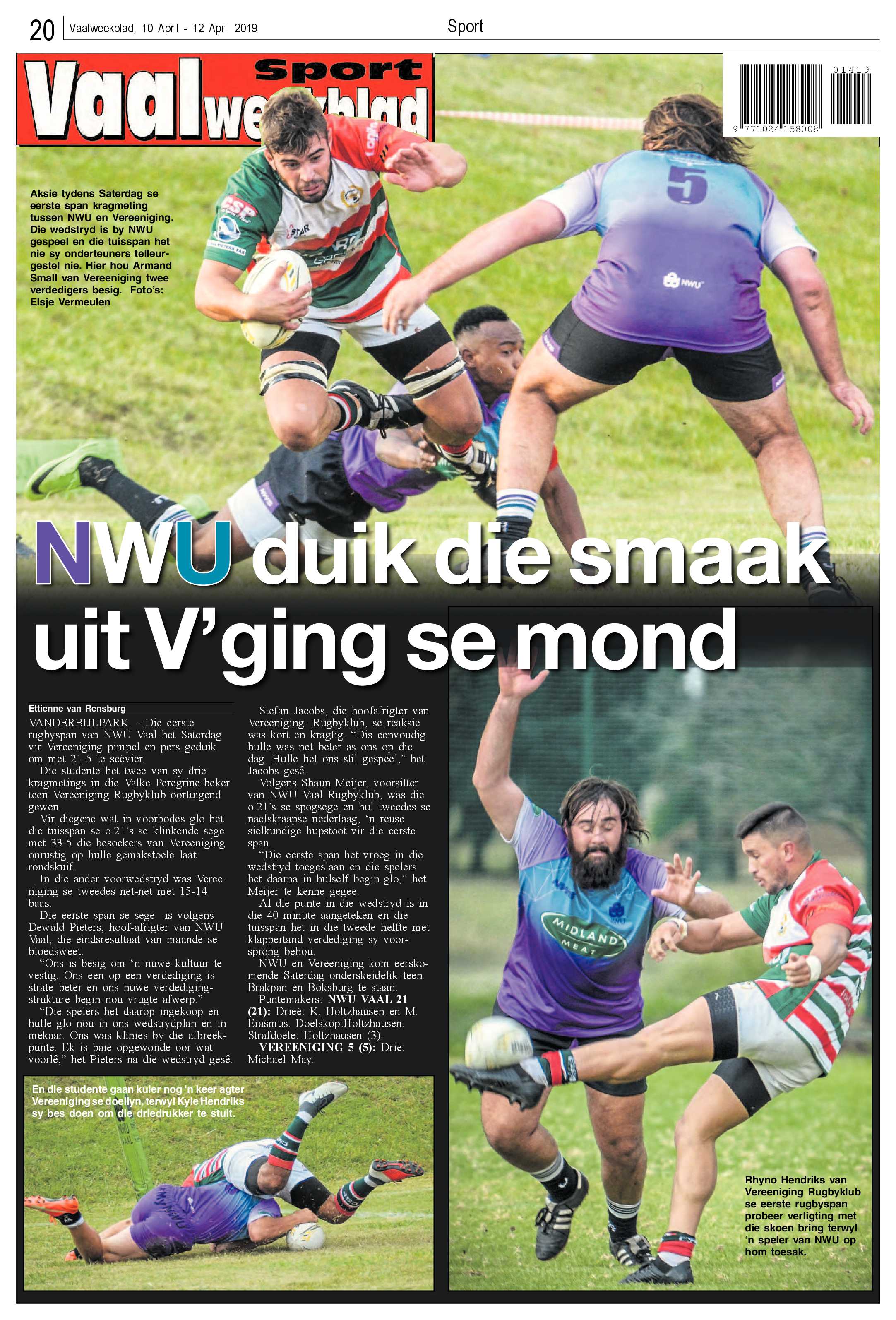 Vaalweekblad 10 – 12 April 2019 page 20