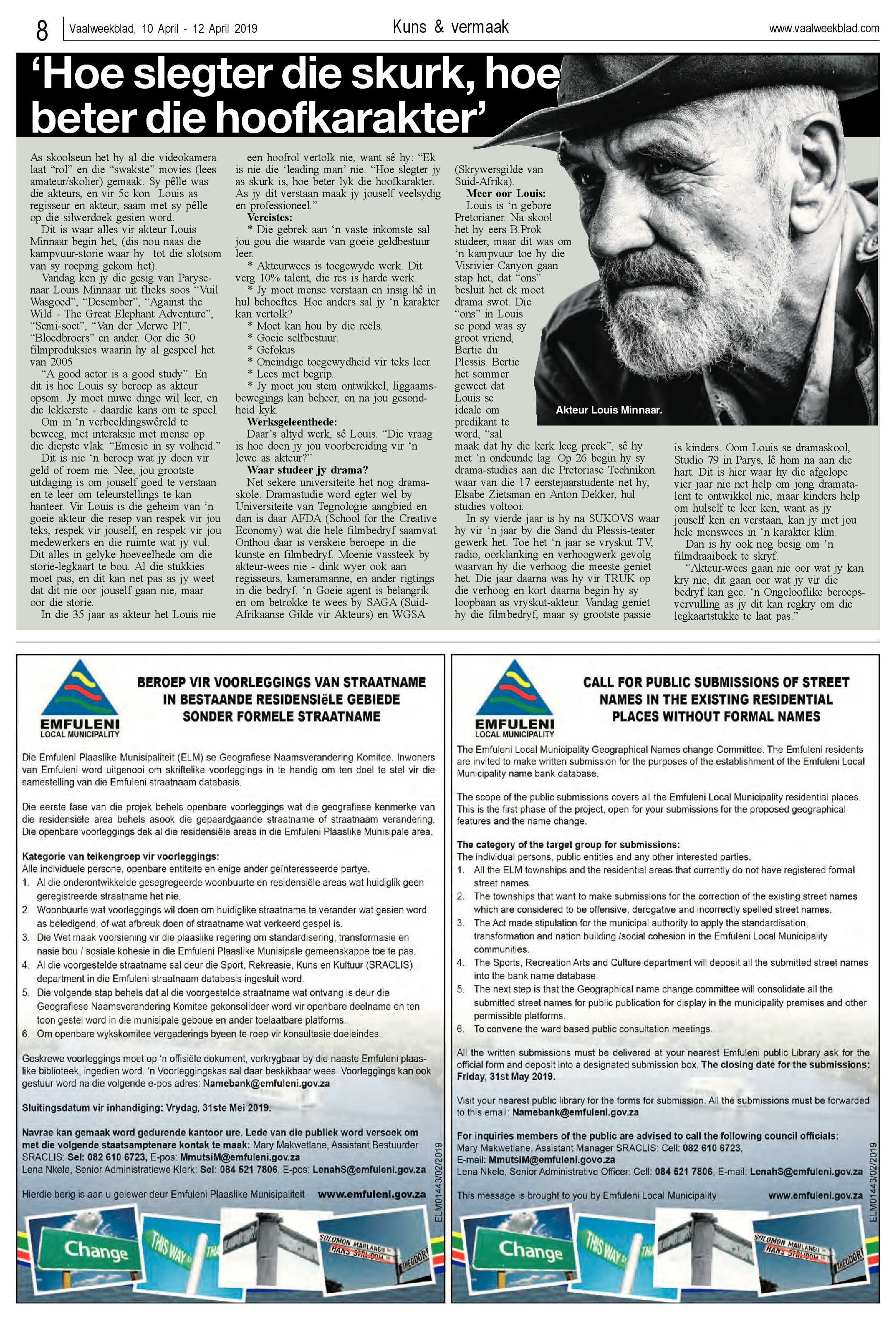 Vaalweekblad 10 – 12 April 2019 page 8