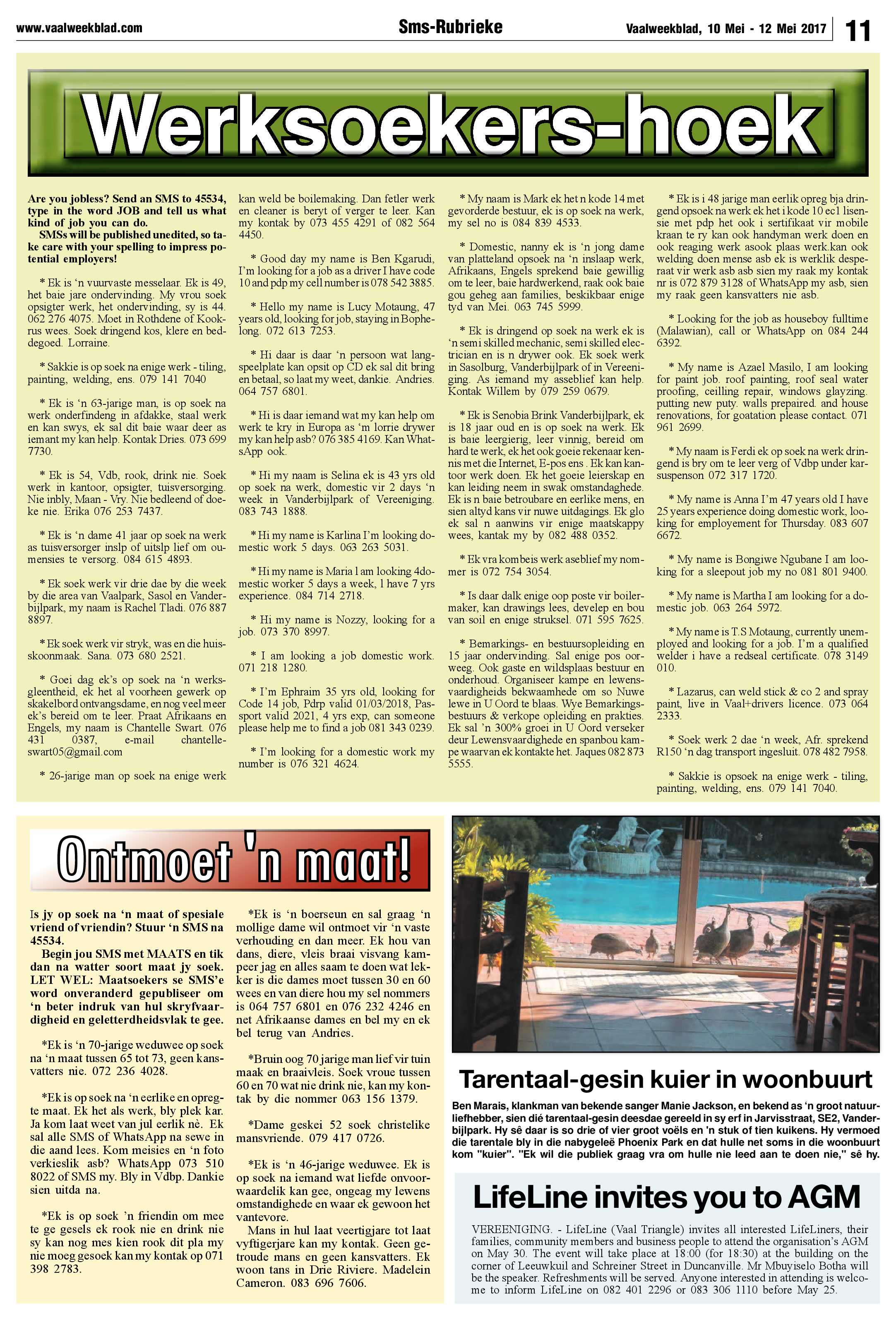 Vaalweekblad 10 – 12 Mei 2017 page 11