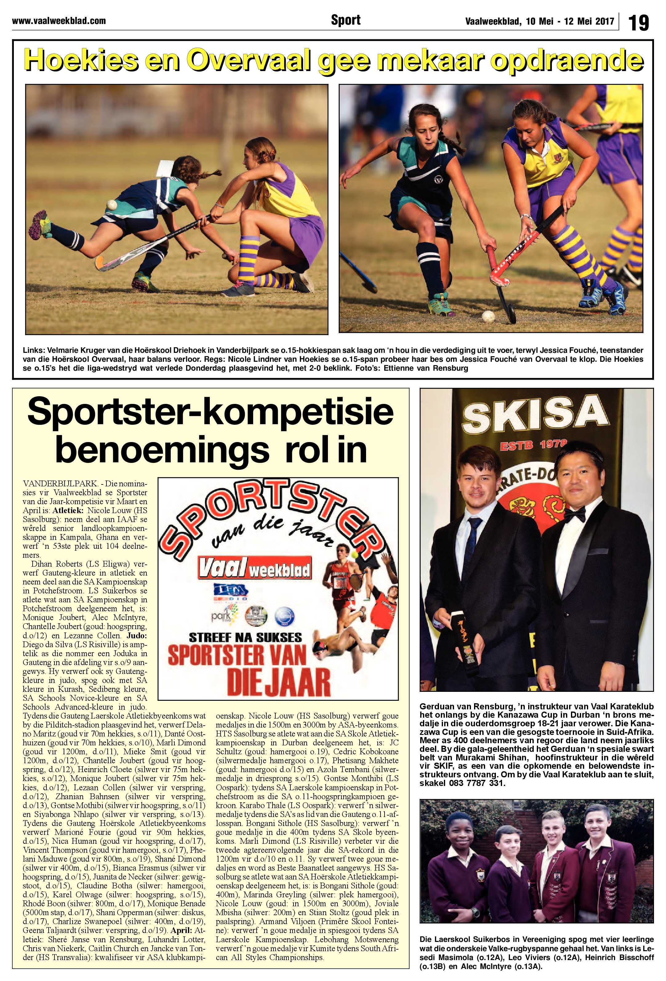 Vaalweekblad 10 – 12 Mei 2017 page 19