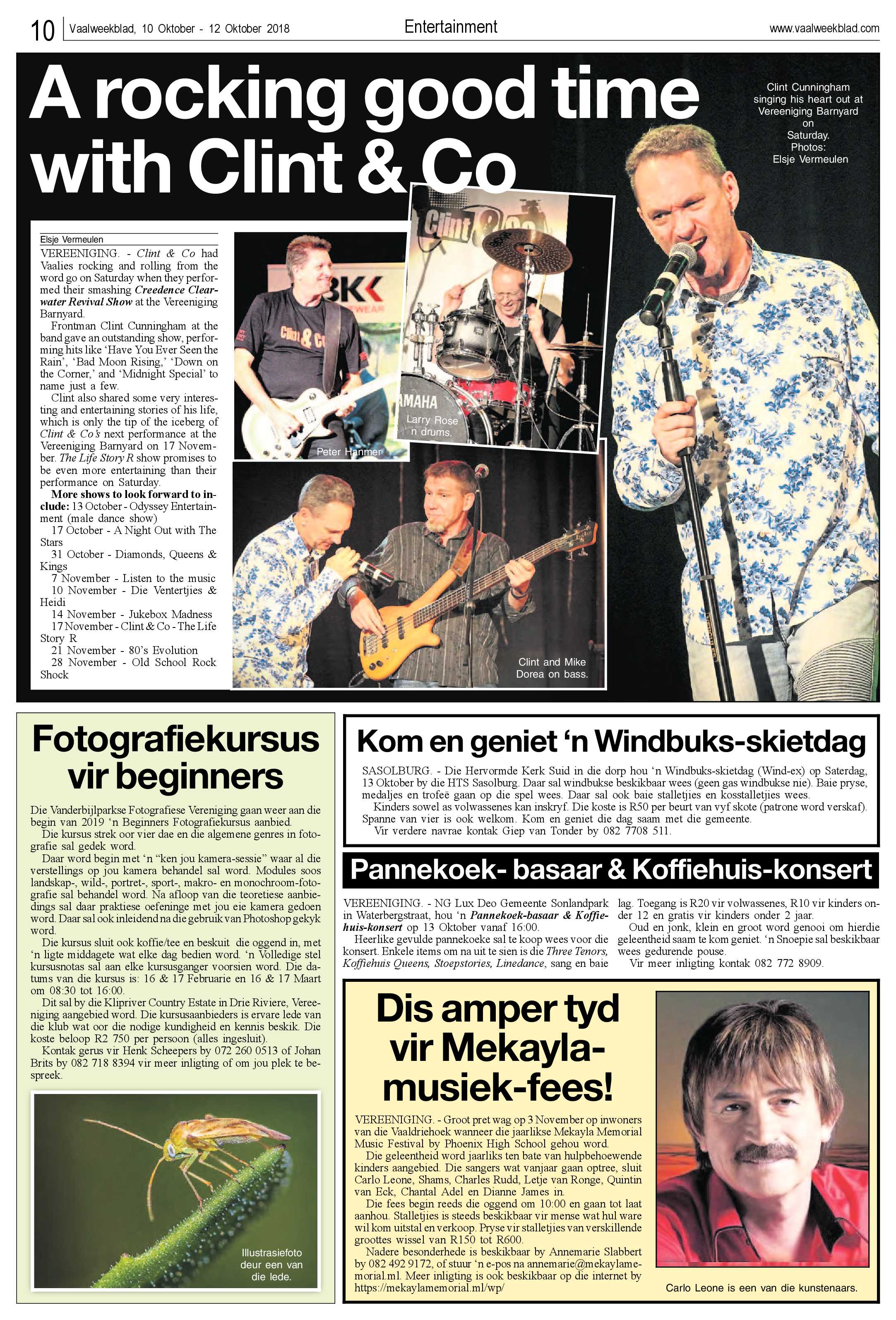 Vaalweekblad 10 – 12  Oktober 2018 page 10