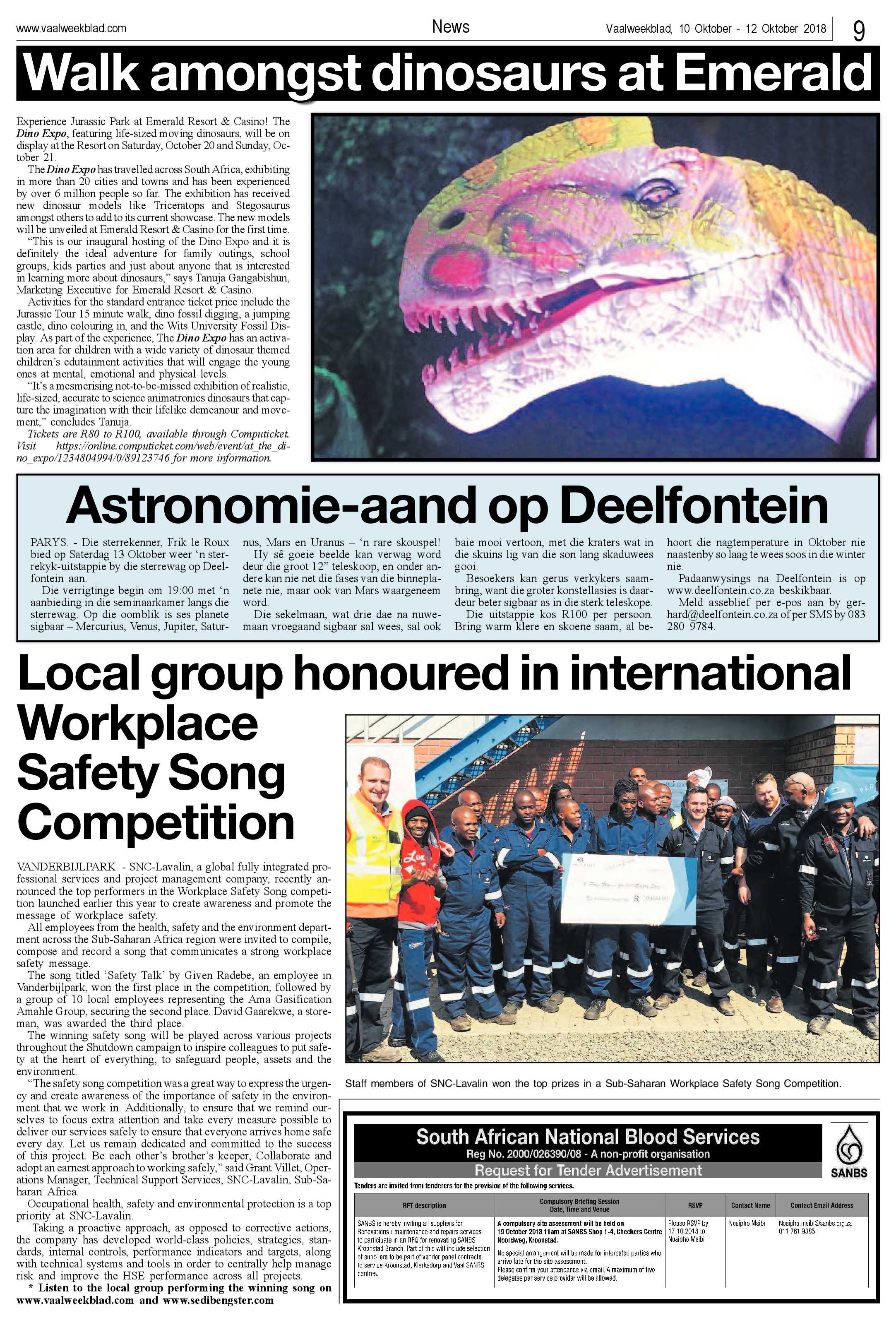 Vaalweekblad 10 – 12  Oktober 2018 page 9
