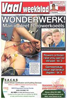 Vaalweekblad 10 – 12  Oktober 2018