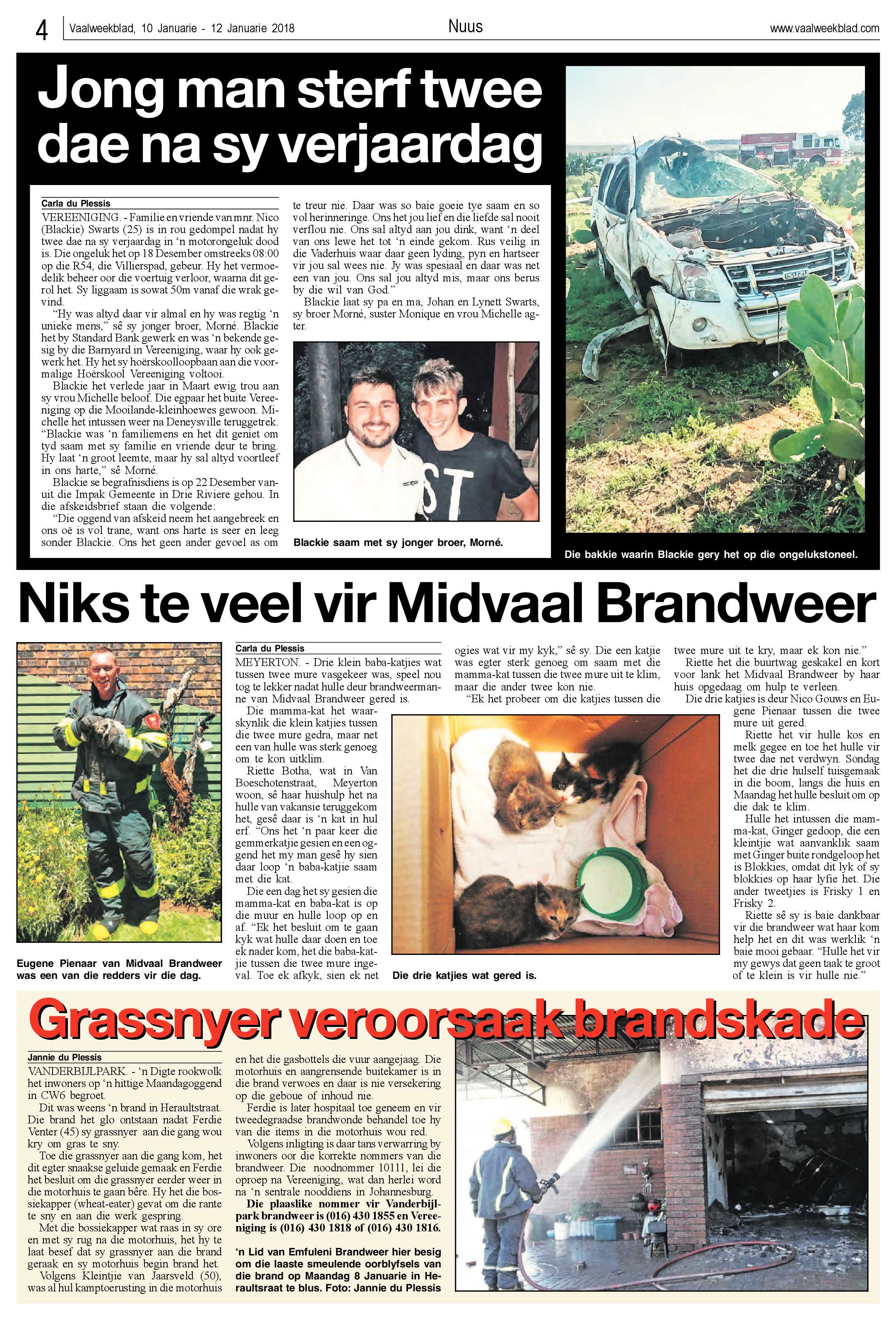 Vaalweekblad 10 – 15 Januarie 2018 page 4