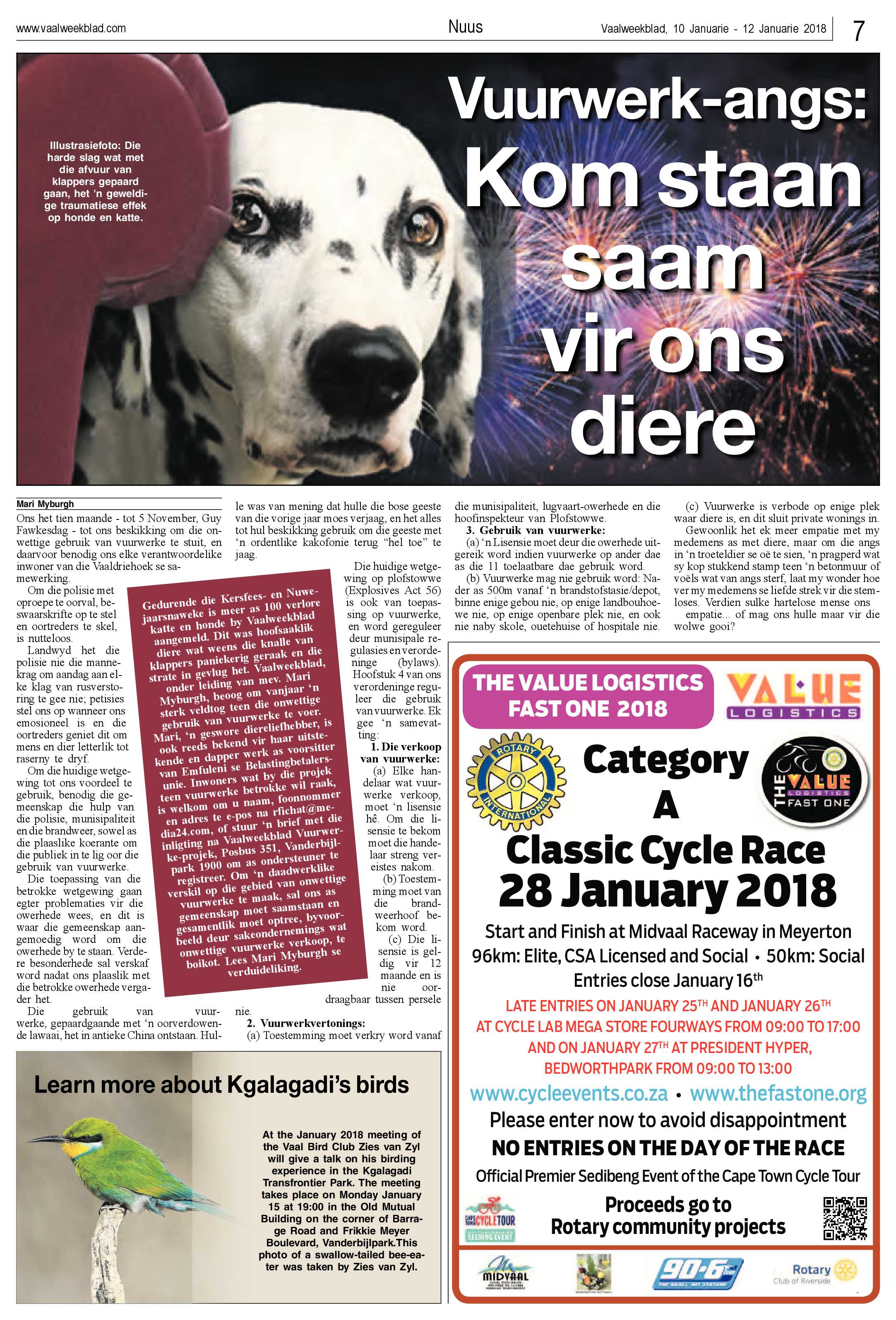 Vaalweekblad 10 – 15 Januarie 2018 page 7