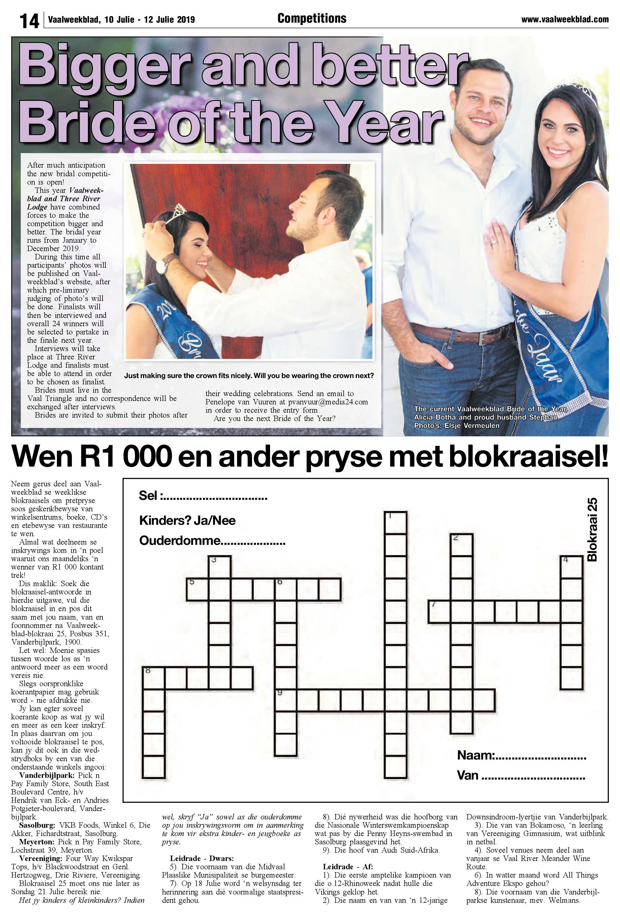 Vaalweekblad 10 – 15 Julie 2019 page 14