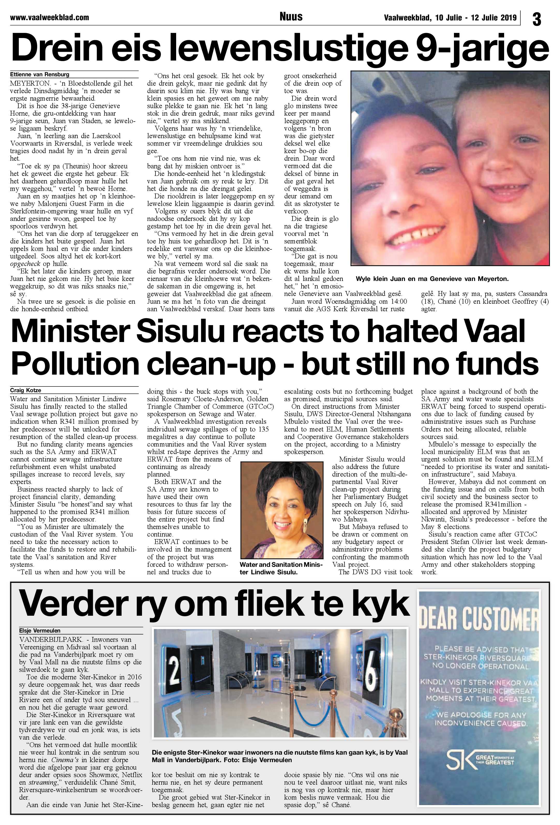 Vaalweekblad 10 – 15 Julie 2019 page 3