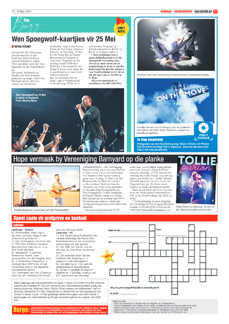 Vaalweekblad – 10 – 16 May, 2024 page 11
