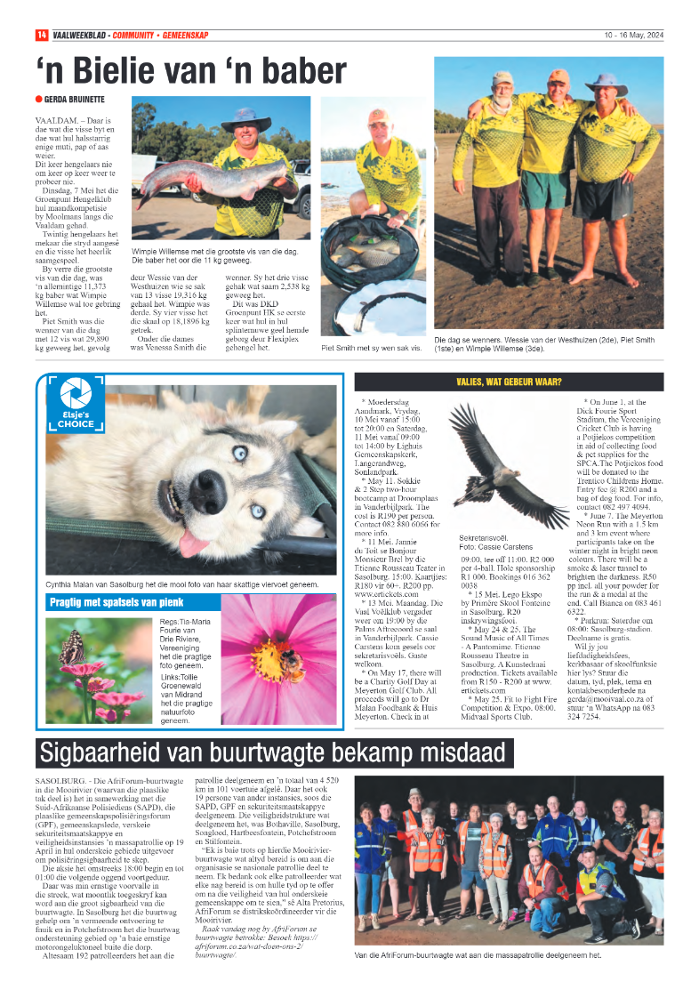 Vaalweekblad – 10 – 16 May, 2024 page 14
