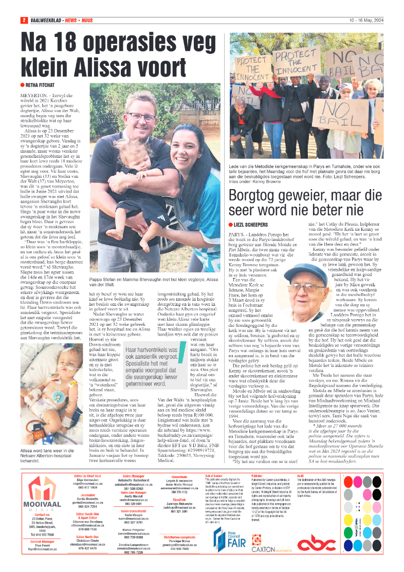 Vaalweekblad – 10 – 16 May, 2024 page 2