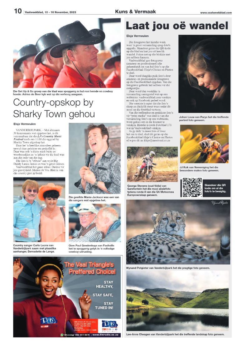 Vaalweekblad, 10 – 16 November, 2023 page 10