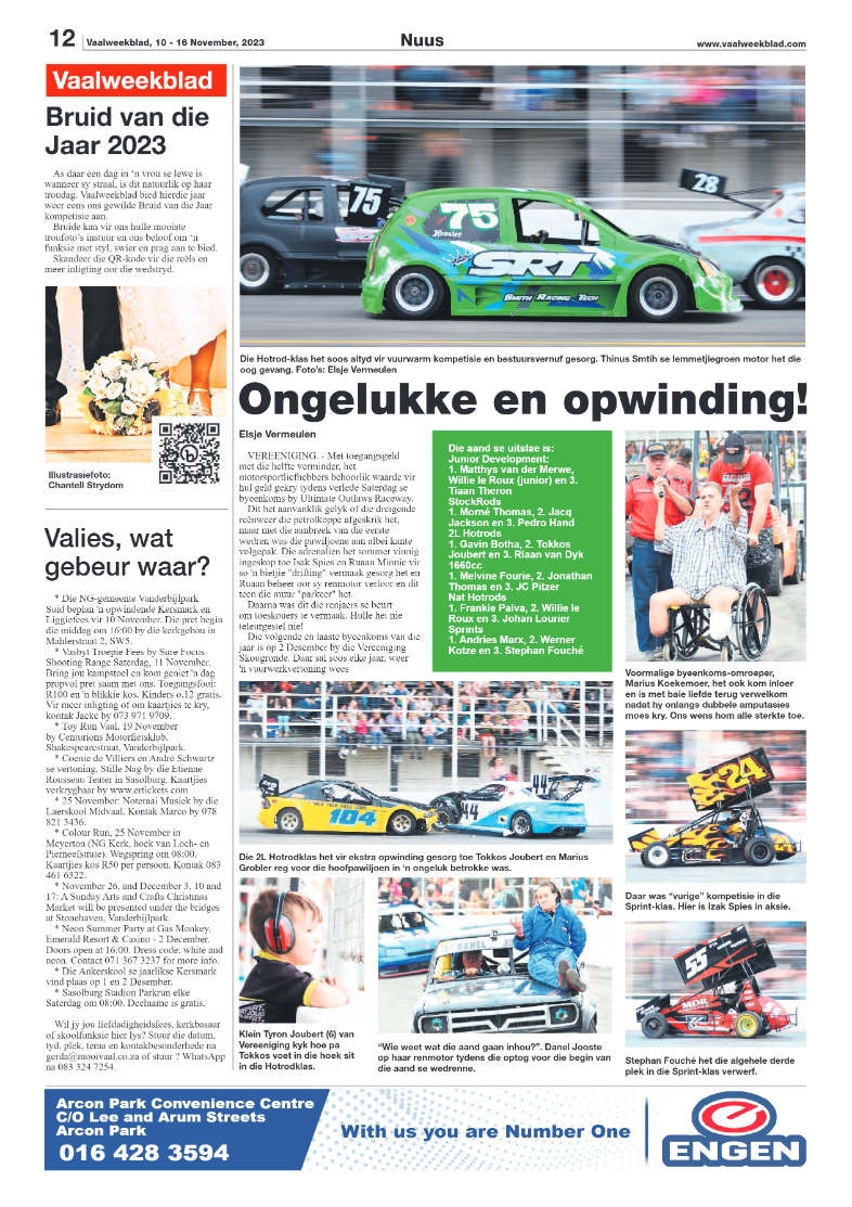 Vaalweekblad, 10 – 16 November, 2023 page 12