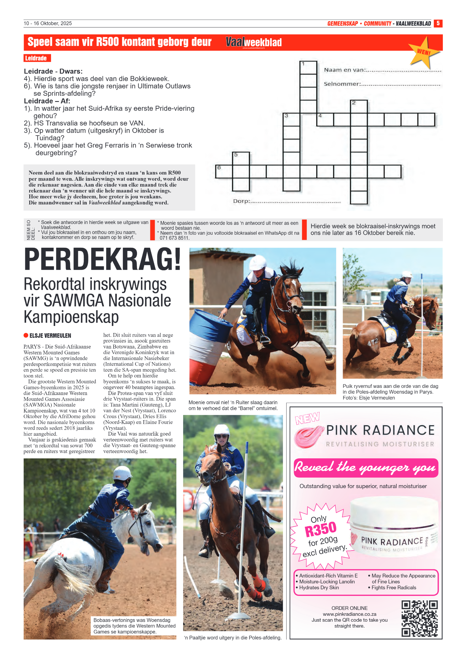 Vaalweekblad 10 – 16 Oktober, 2025 page 5