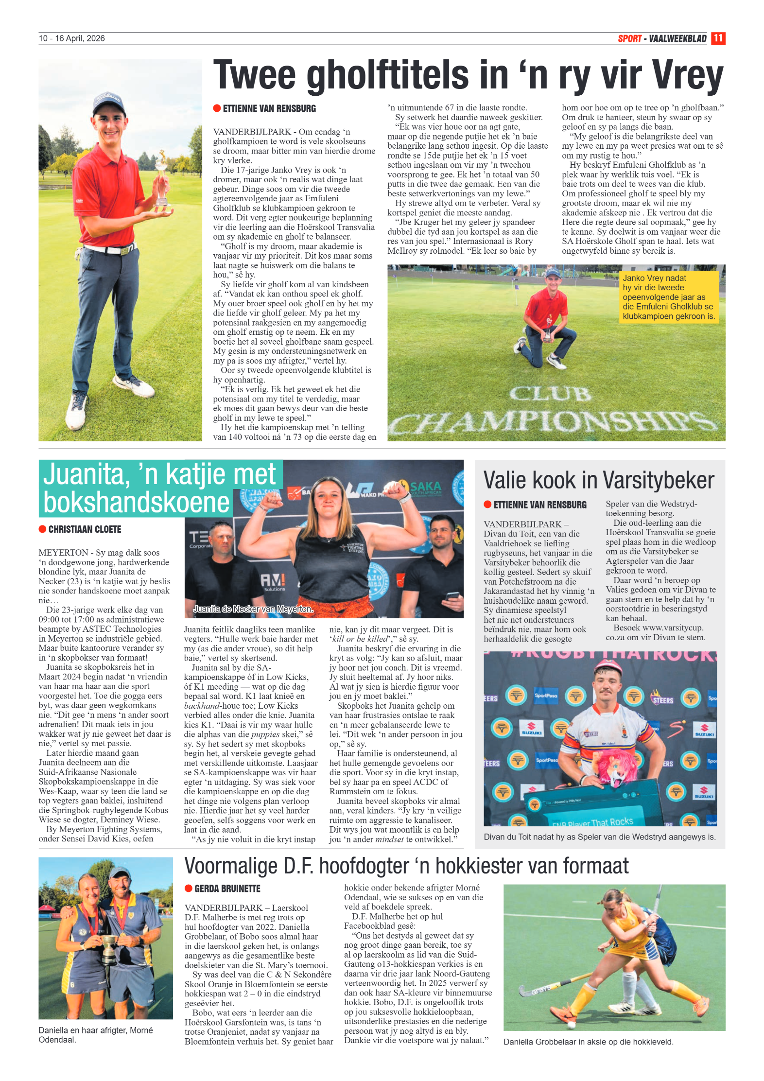 Vaalweekblad – 10 April 2026 page 11