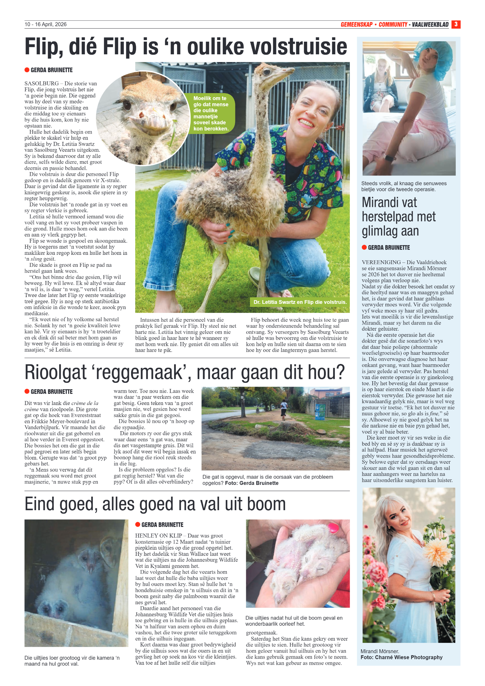 Vaalweekblad – 10 April 2026 page 3