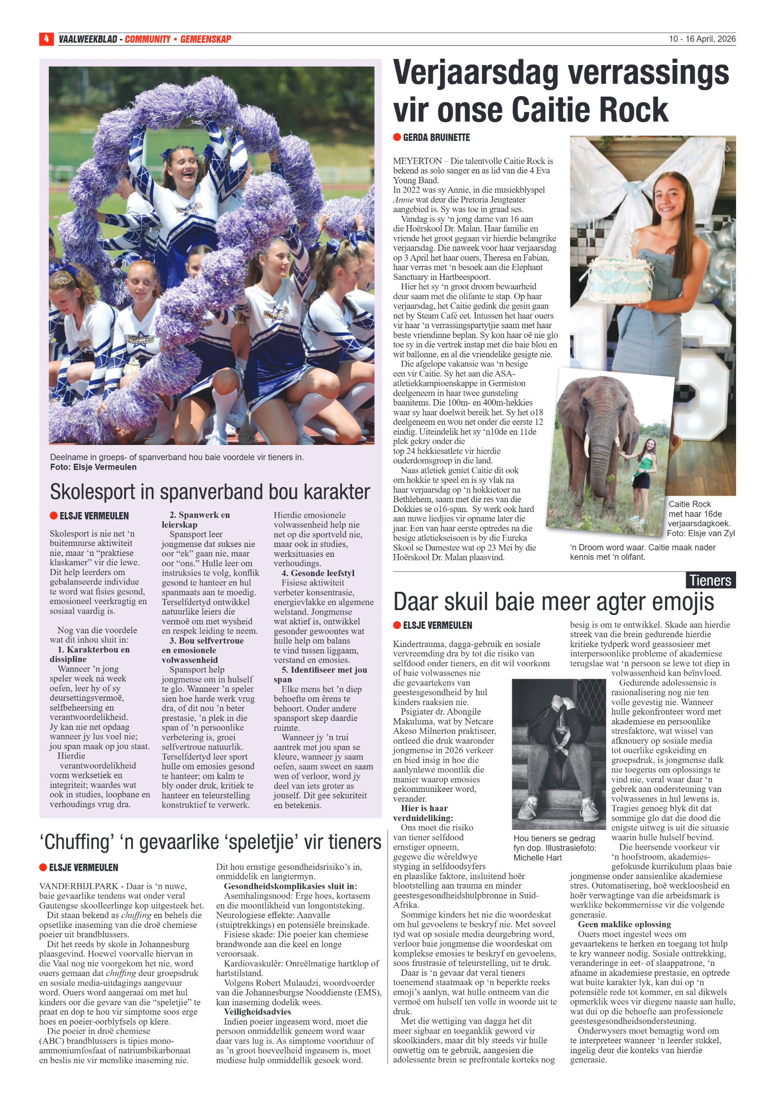 Vaalweekblad – 10 April 2026 page 4