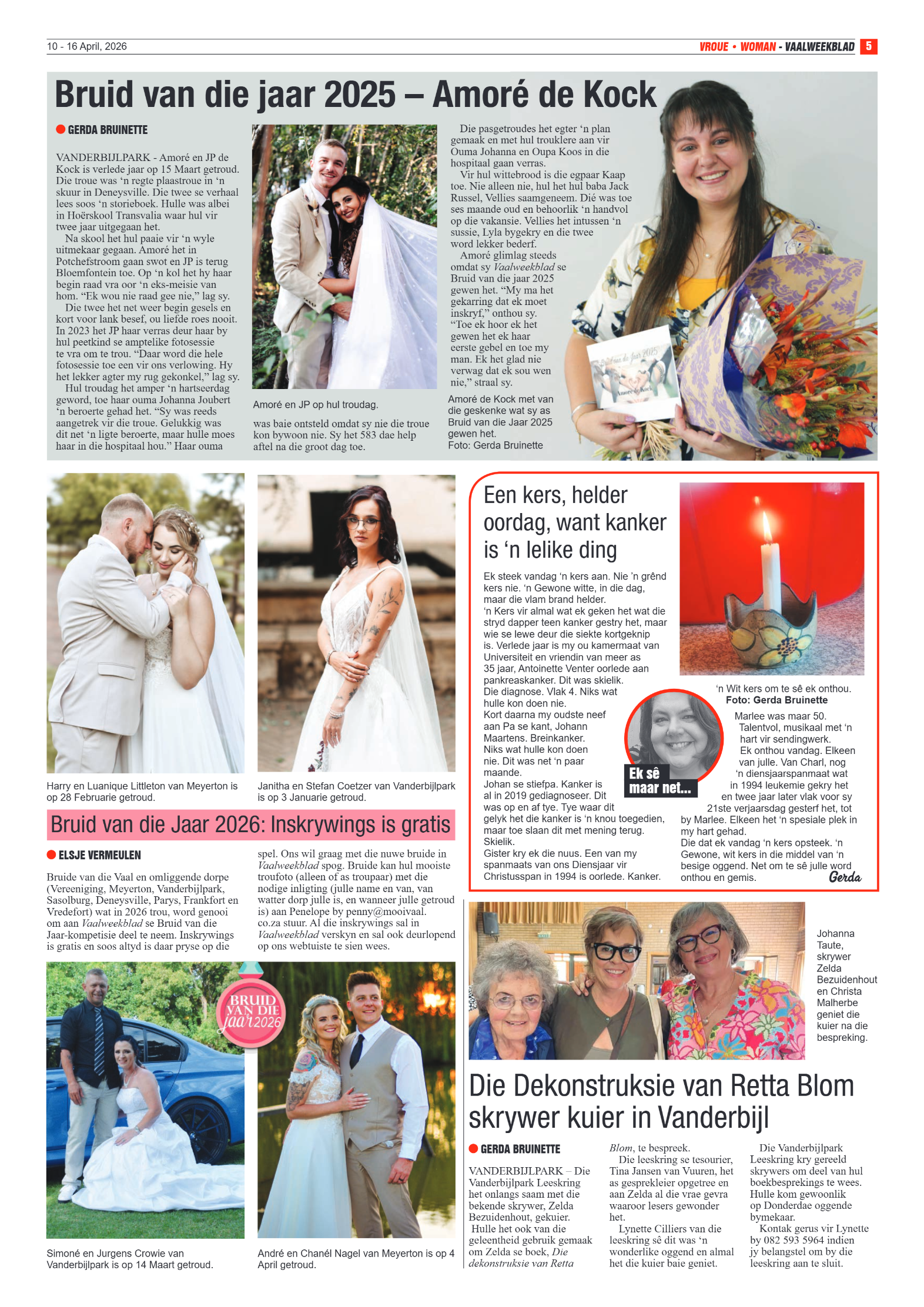 Vaalweekblad – 10 April 2026 page 5