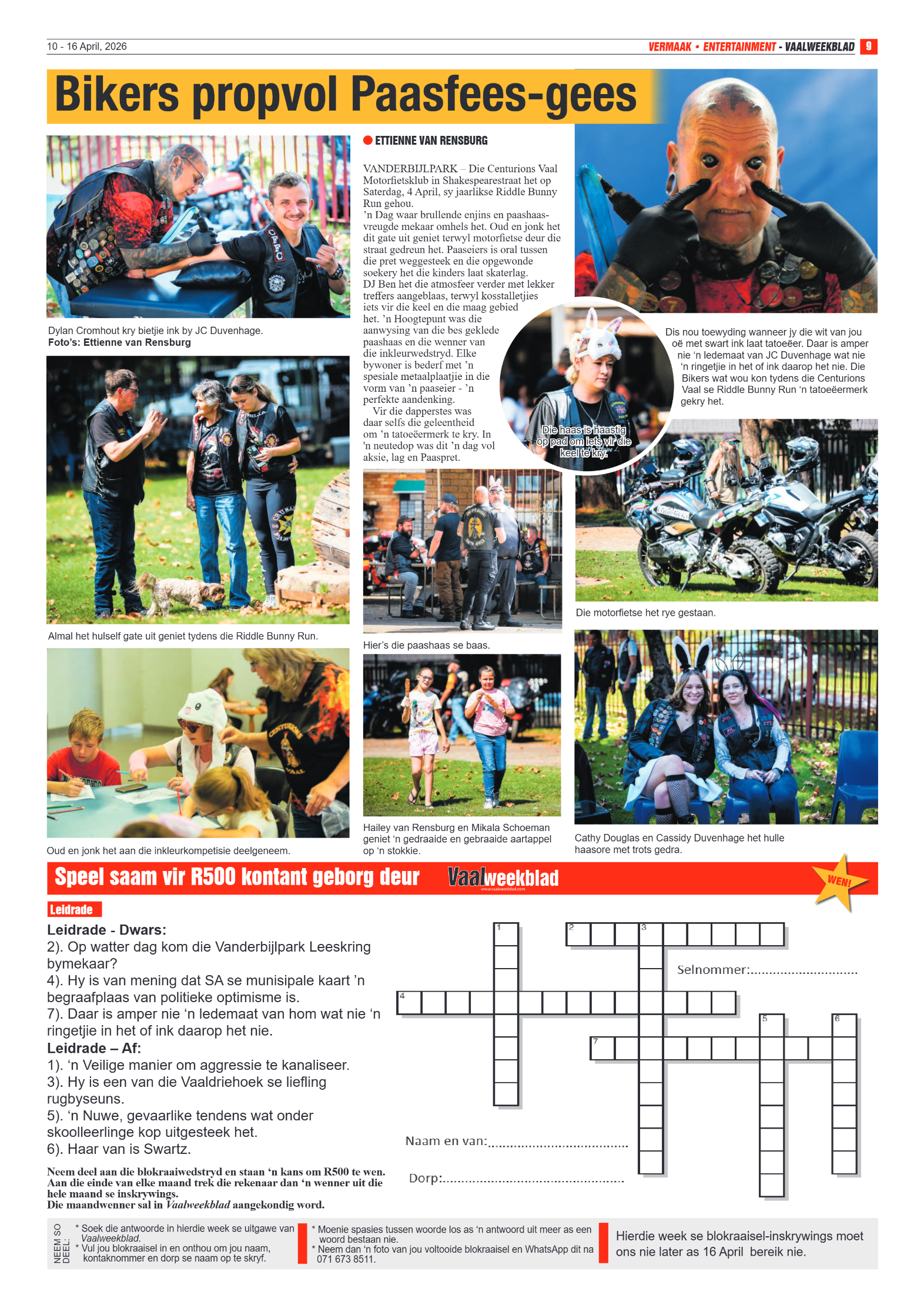 Vaalweekblad – 10 April 2026 page 9