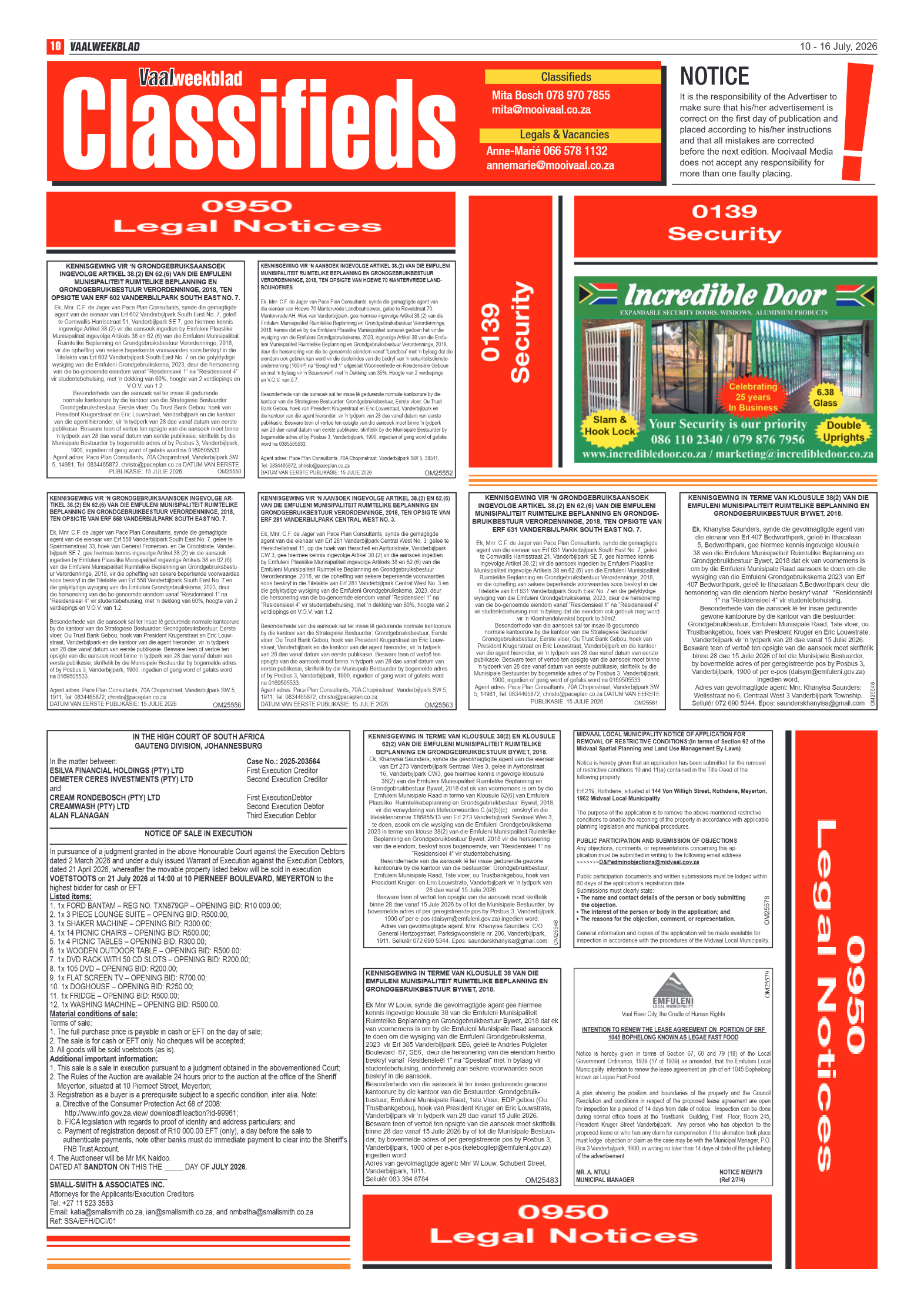 Vaalweekblad – 10 Julie 2026 page 10