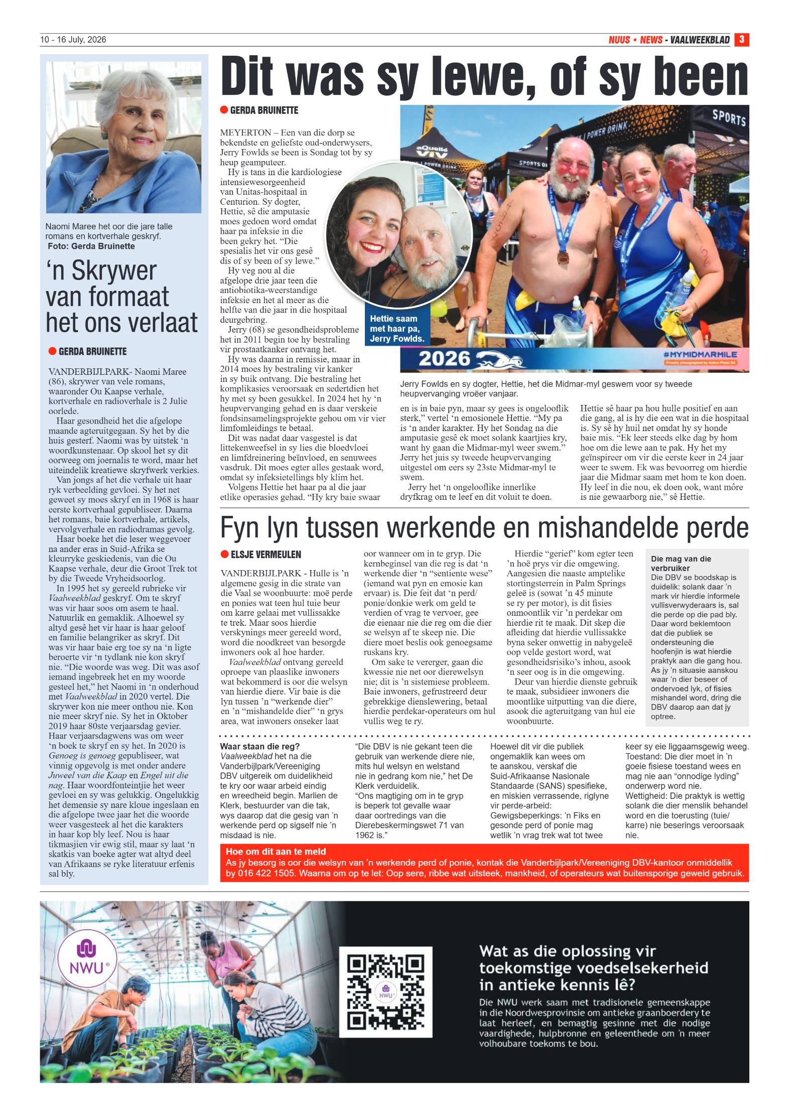 Vaalweekblad – 10 Julie 2026 page 3